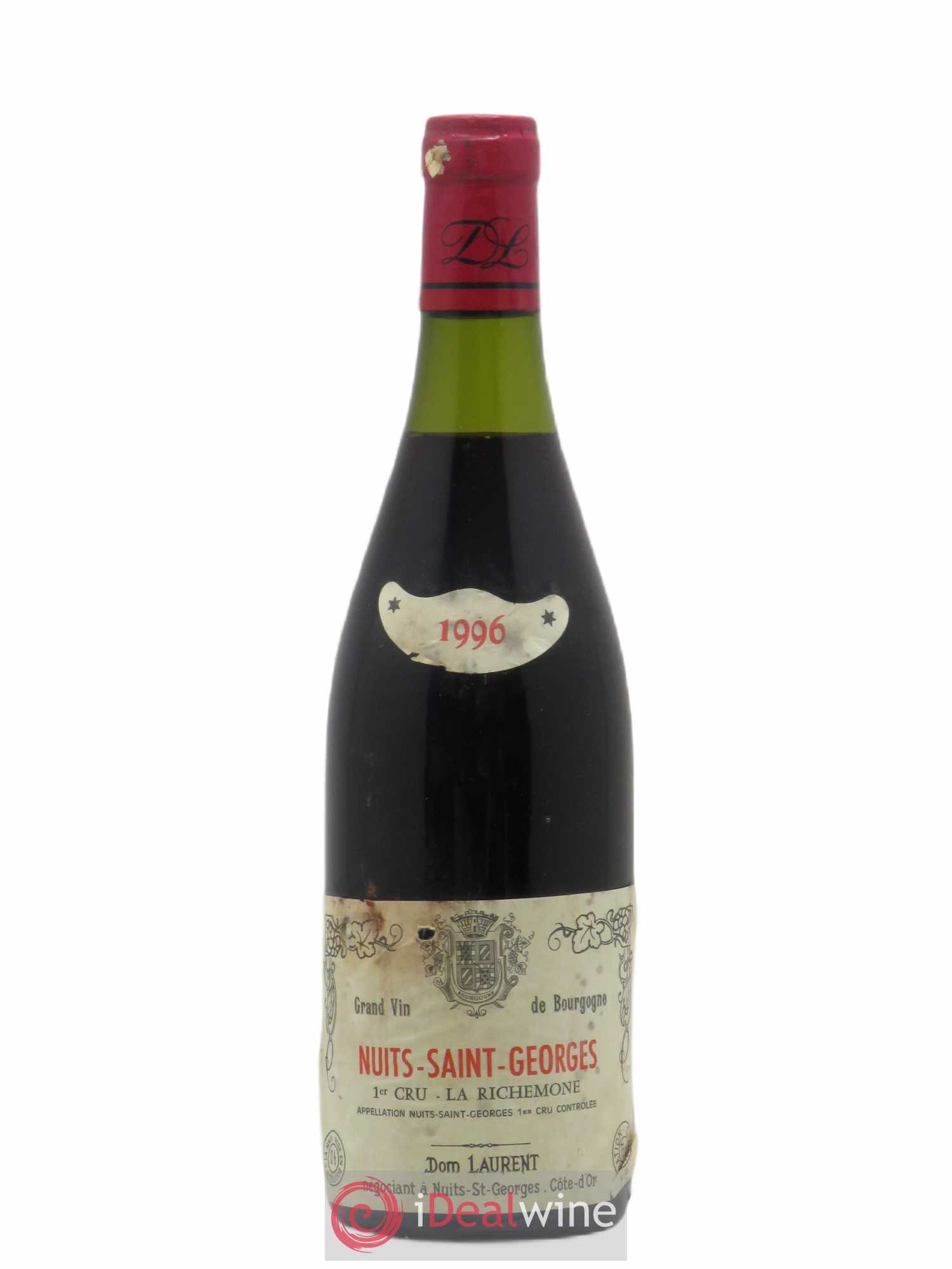Nuits-Saint-Georges 1er Cru La Richemone Vieilles Vignes Dominique Laurent 1996 - Lot de 1 bouteille - 0