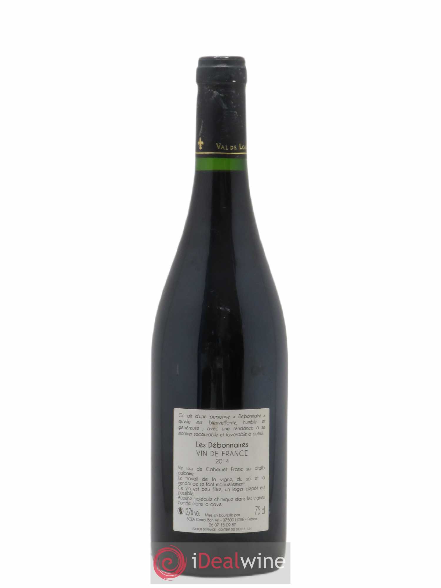 Vin de France Les Débonnaires Luc Sebille 2014 - Posten von 1 Flasche - 1