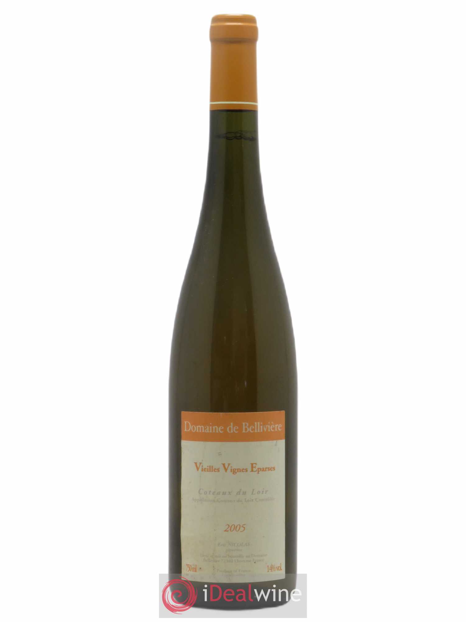 Coteaux du Loir Vieilles Vignes Eparses Domaine de Bellivière 2005 - Lot de 1 bouteille - 0