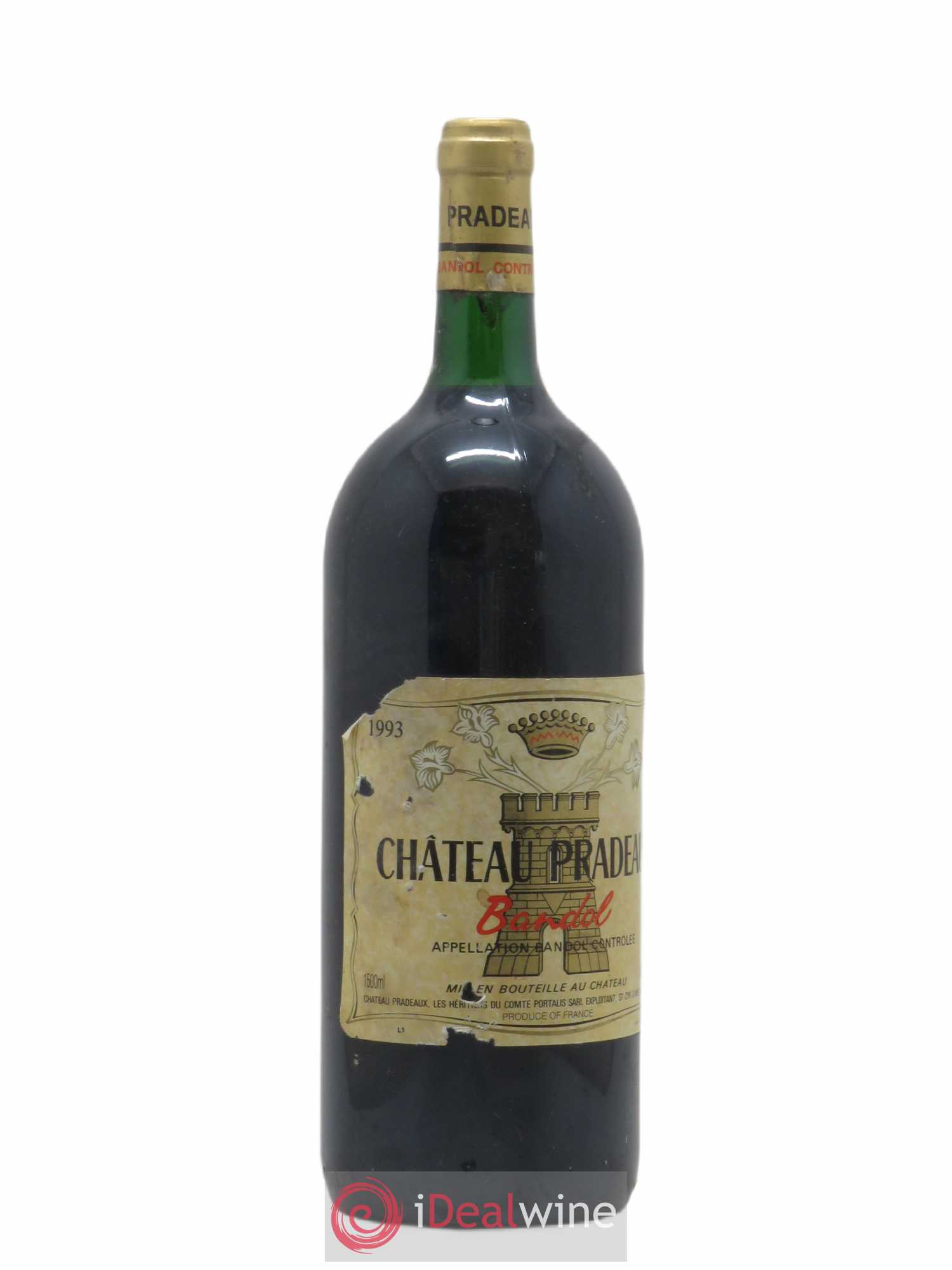 Bandol Château Pradeaux Famille Portalis 1993 - Lot de 1 magnum - 1