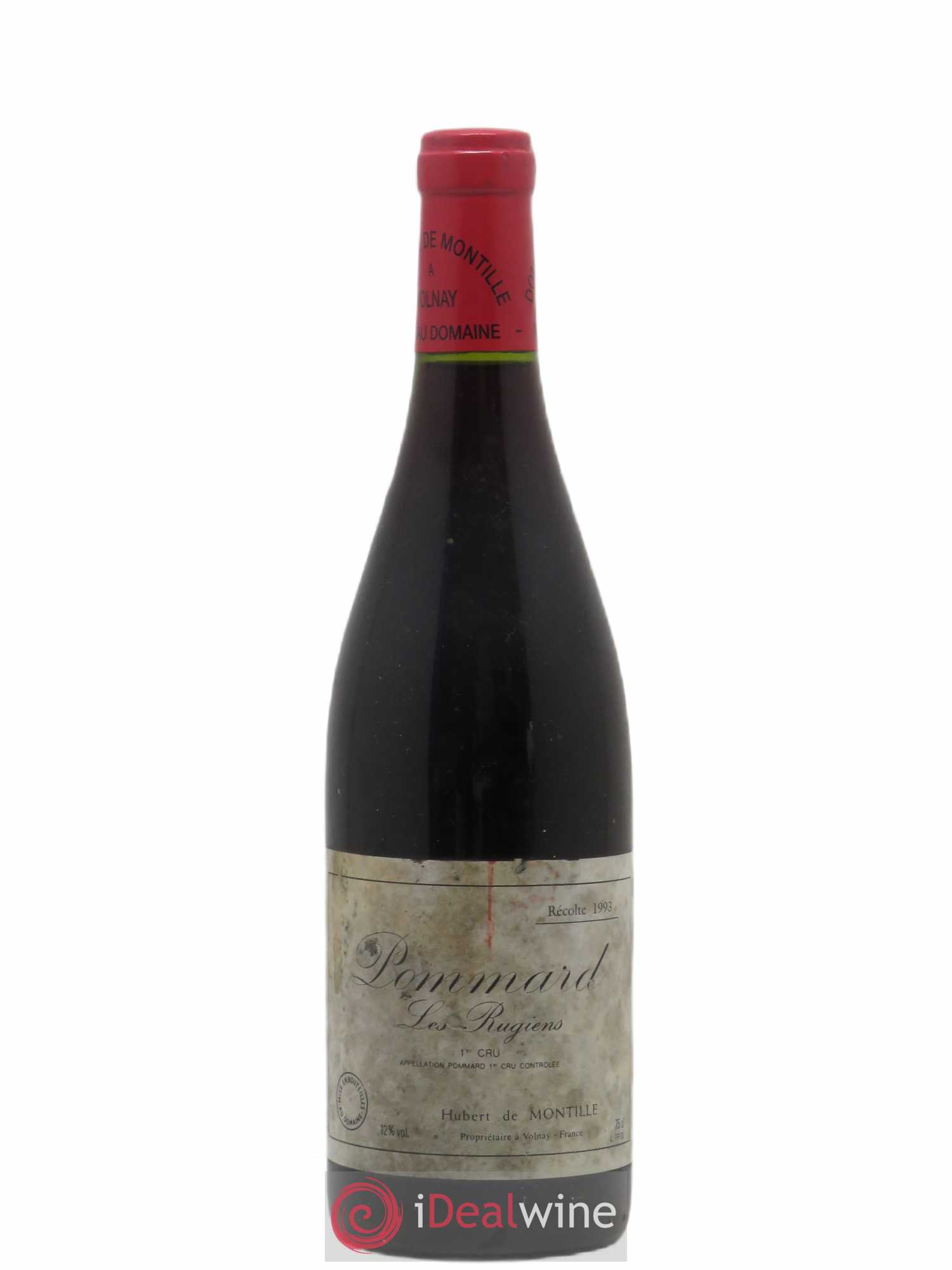 Pommard 1er Cru Les Rugiens De Montille (Domaine) 1993 - Lot de 1 bouteille - 0