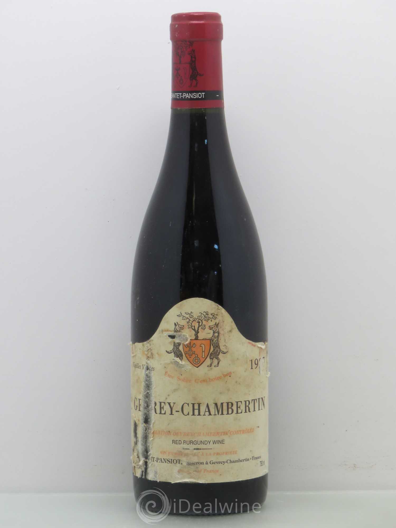 Gevrey-Chambertin Vieilles vignes Geantet-Pansiot 1997 - Lot de 1 bouteille - 0