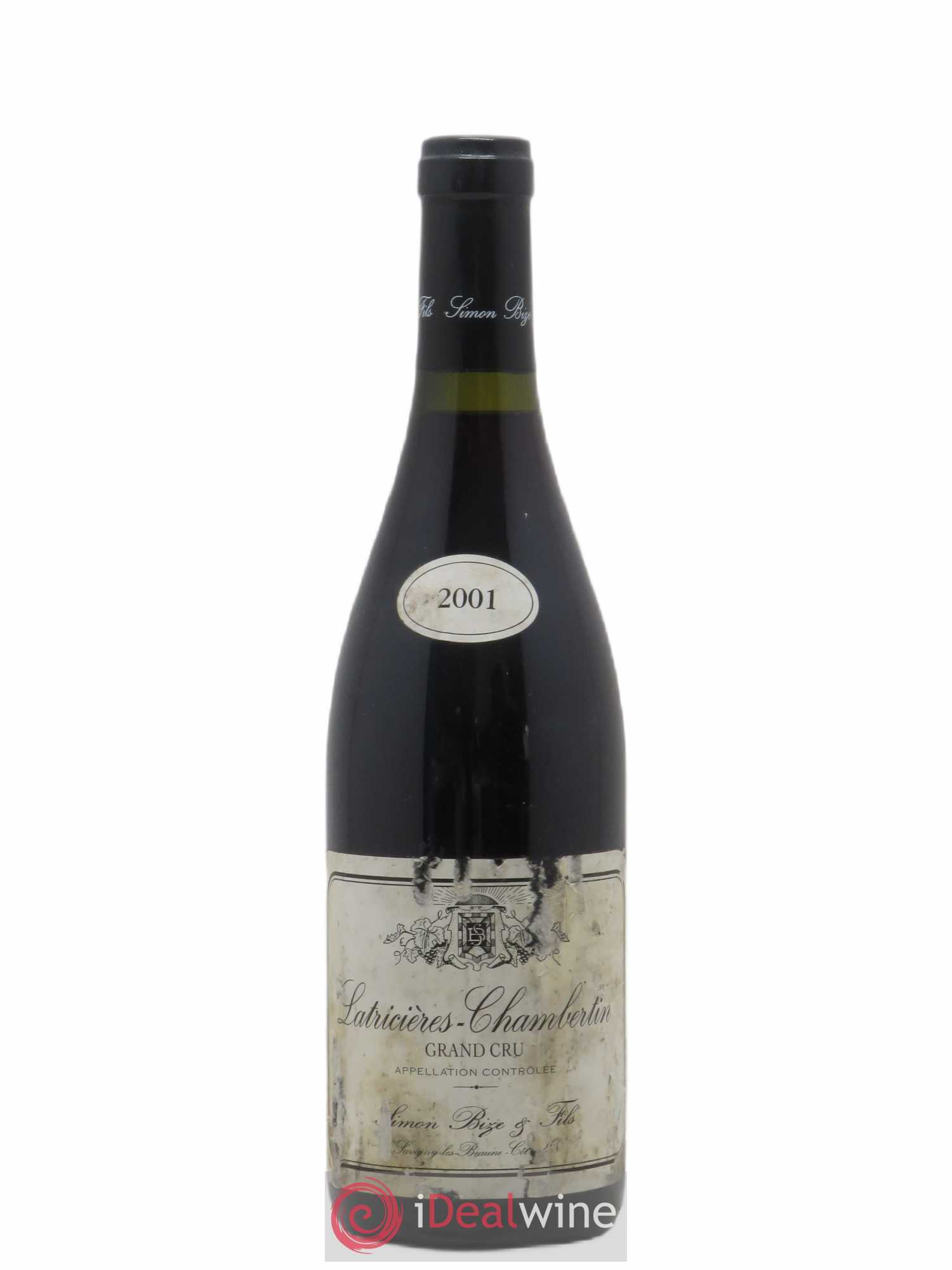 Latricières-Chambertin Grand Cru Simon Bize & Fils 2001 - Lot de 1 bouteille - 0