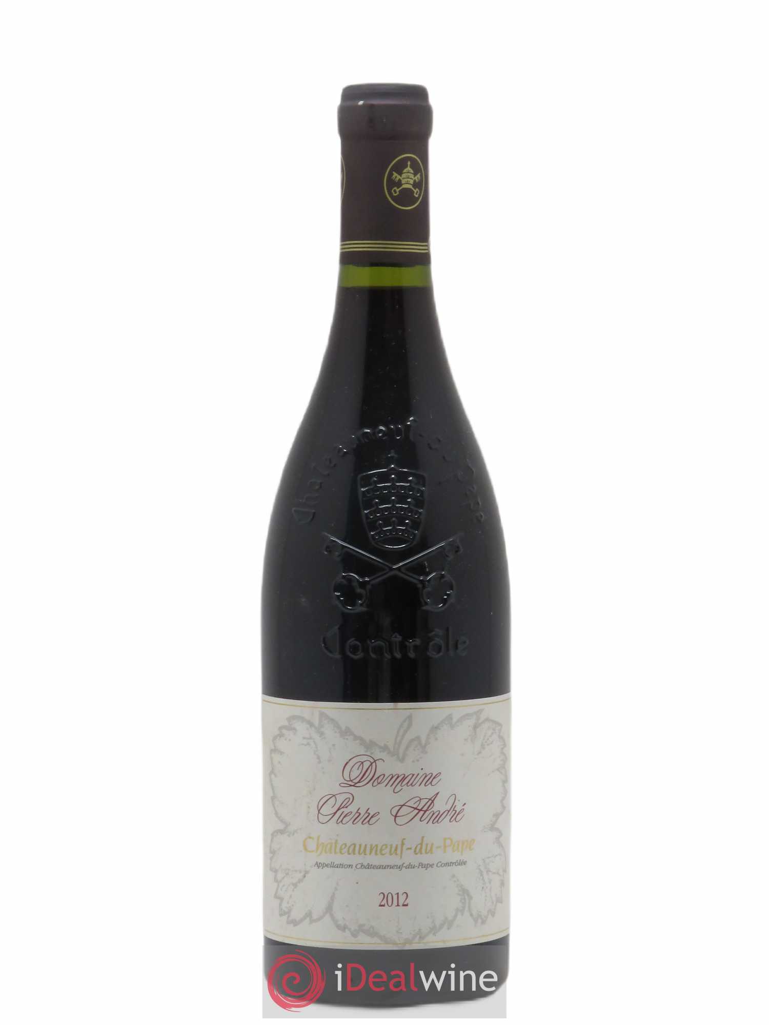 Châteauneuf-du-Pape Pierre André (Domaine) 2012 - Lot de 1 bouteille - 0