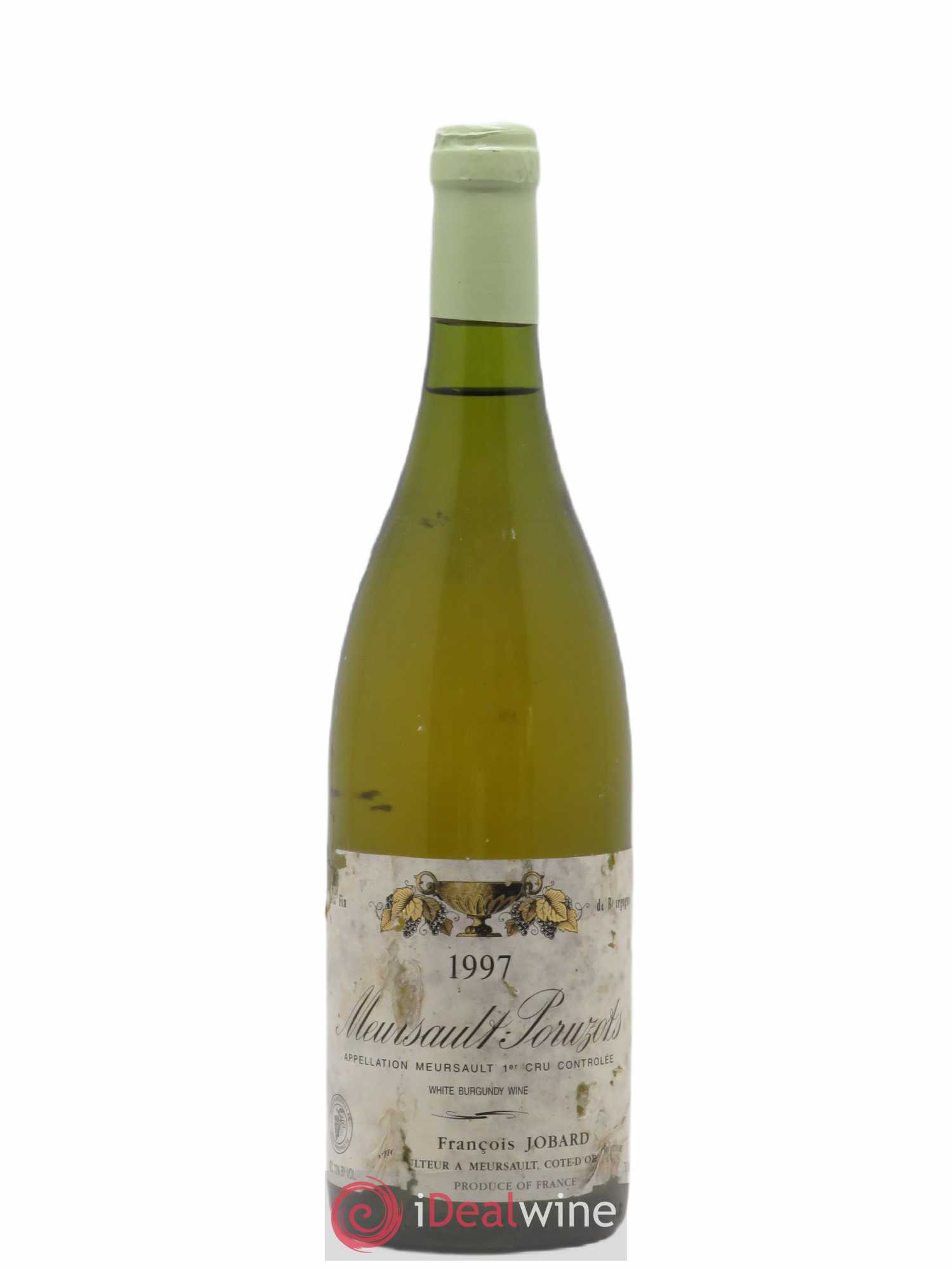 Meursault 1er Cru Poruzots François et Antoine Jobard (Domaine) 1997 - Lot de 1 bouteille - 0