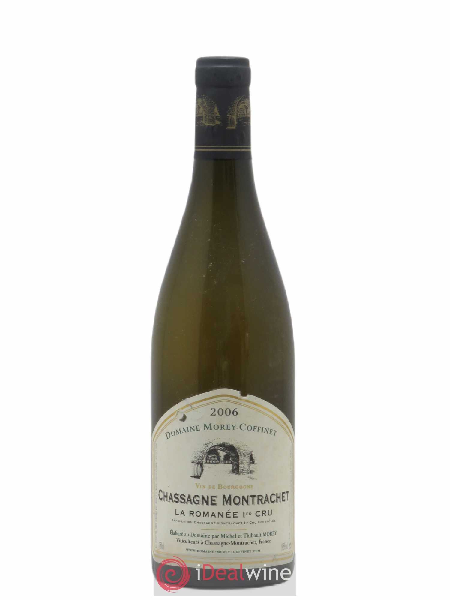 Chassagne-Montrachet 1er Cru La Romanée Morey-Coffinet (Domaine) 2006 - Lot de 1 bouteille - 0