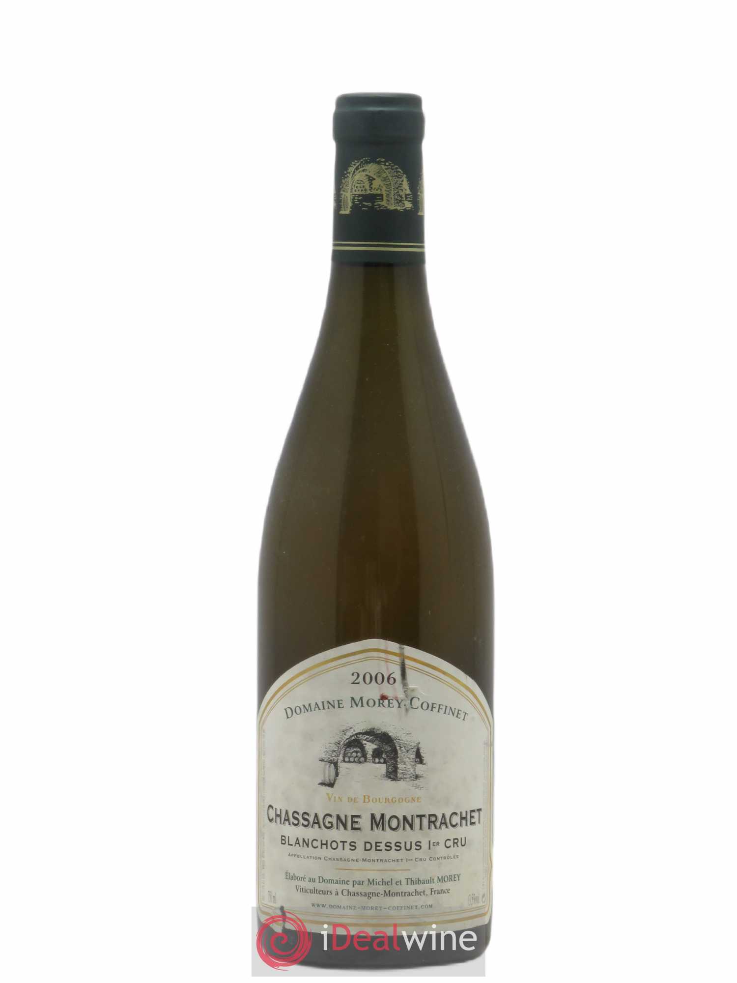 Chassagne-Montrachet 1er Cru Blanchot Dessus Morey-Coffinet (Domaine) 2006 - Lot de 1 bouteille - 0
