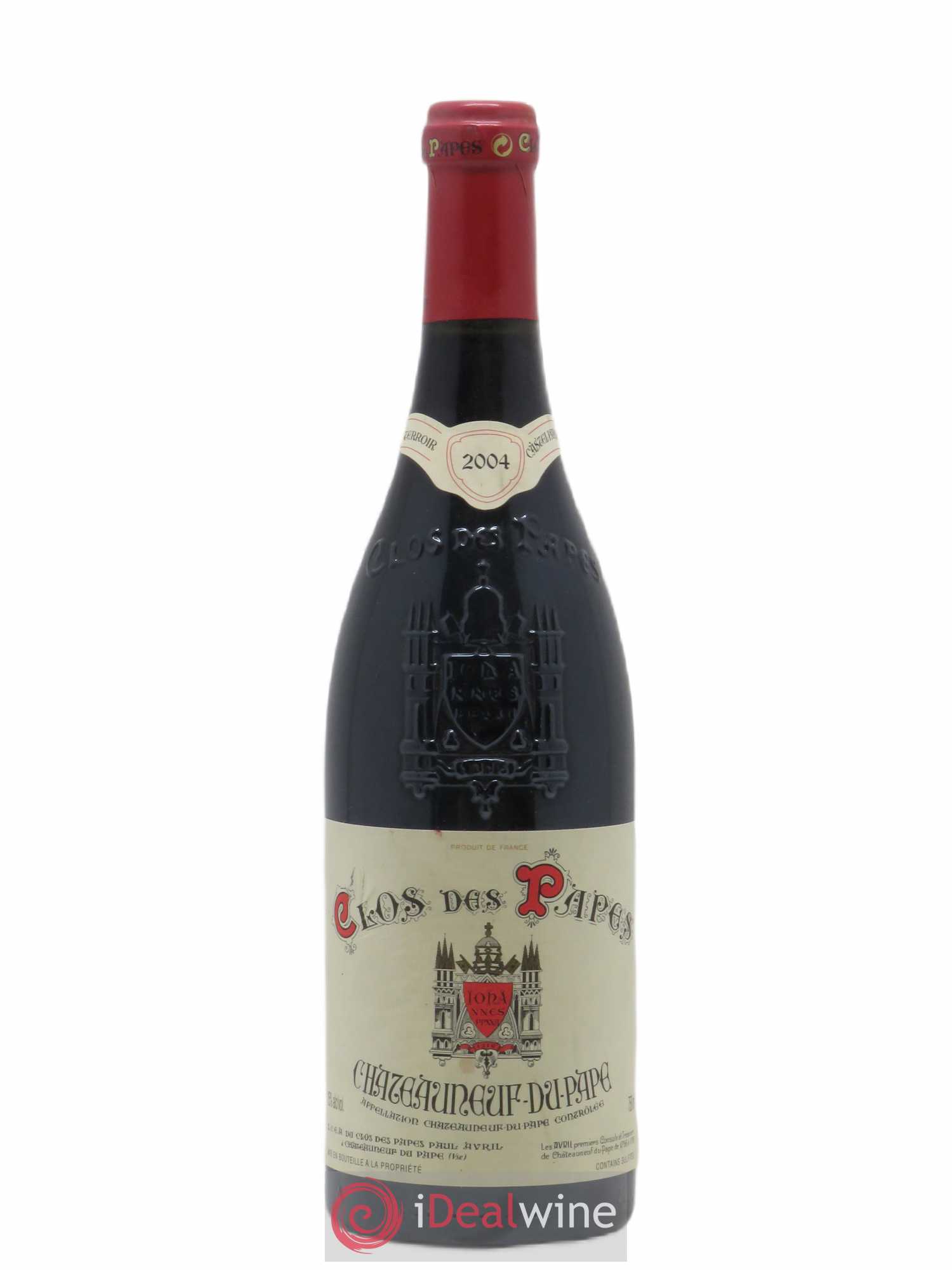 Châteauneuf-du-Pape Clos des Papes - Paul Avril 2004 - Lot de 1 bouteille - 0