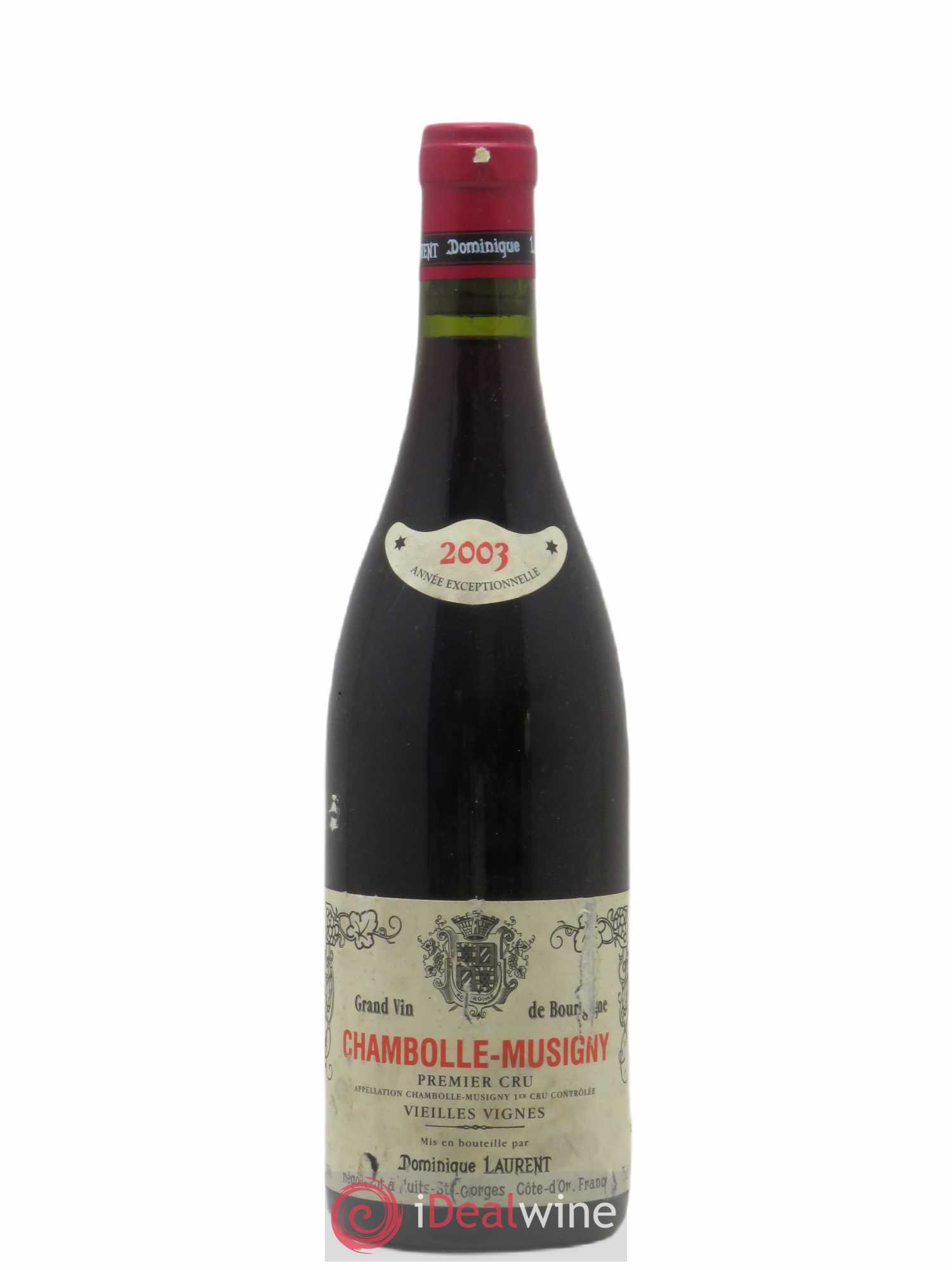 Chambolle-Musigny 1er Cru Vieilles Vignes Domaine Laurent 2003 - Posten von 1 Flasche - 0