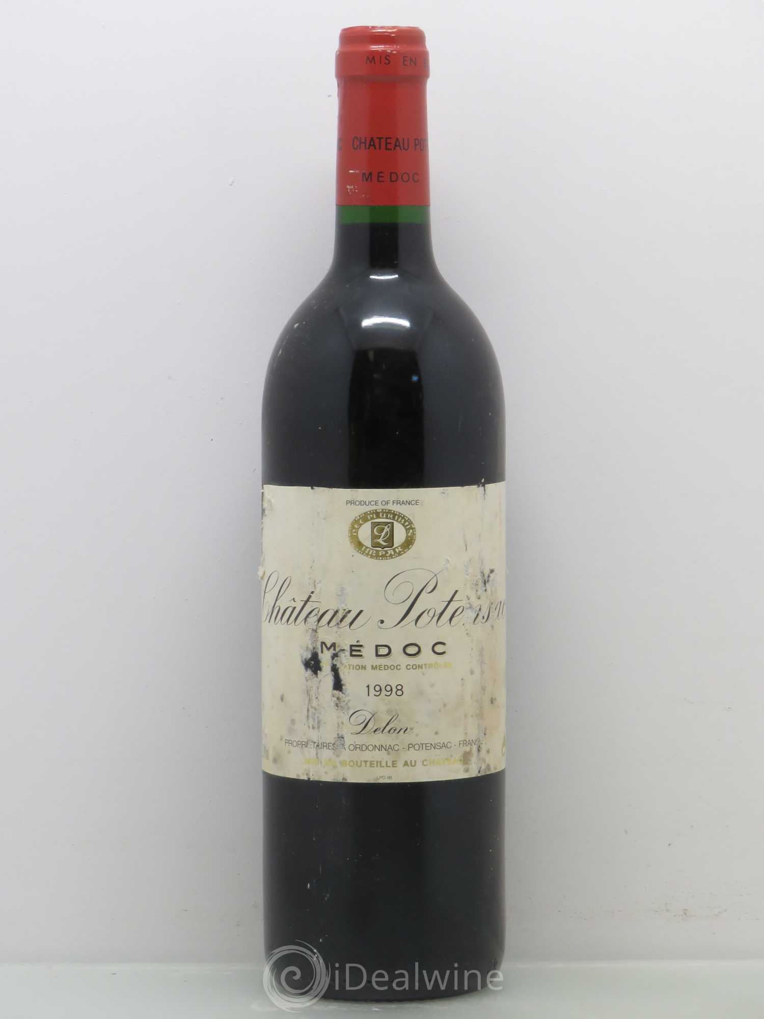 Château Potensac 1998 - Lot de 1 bouteille - 0