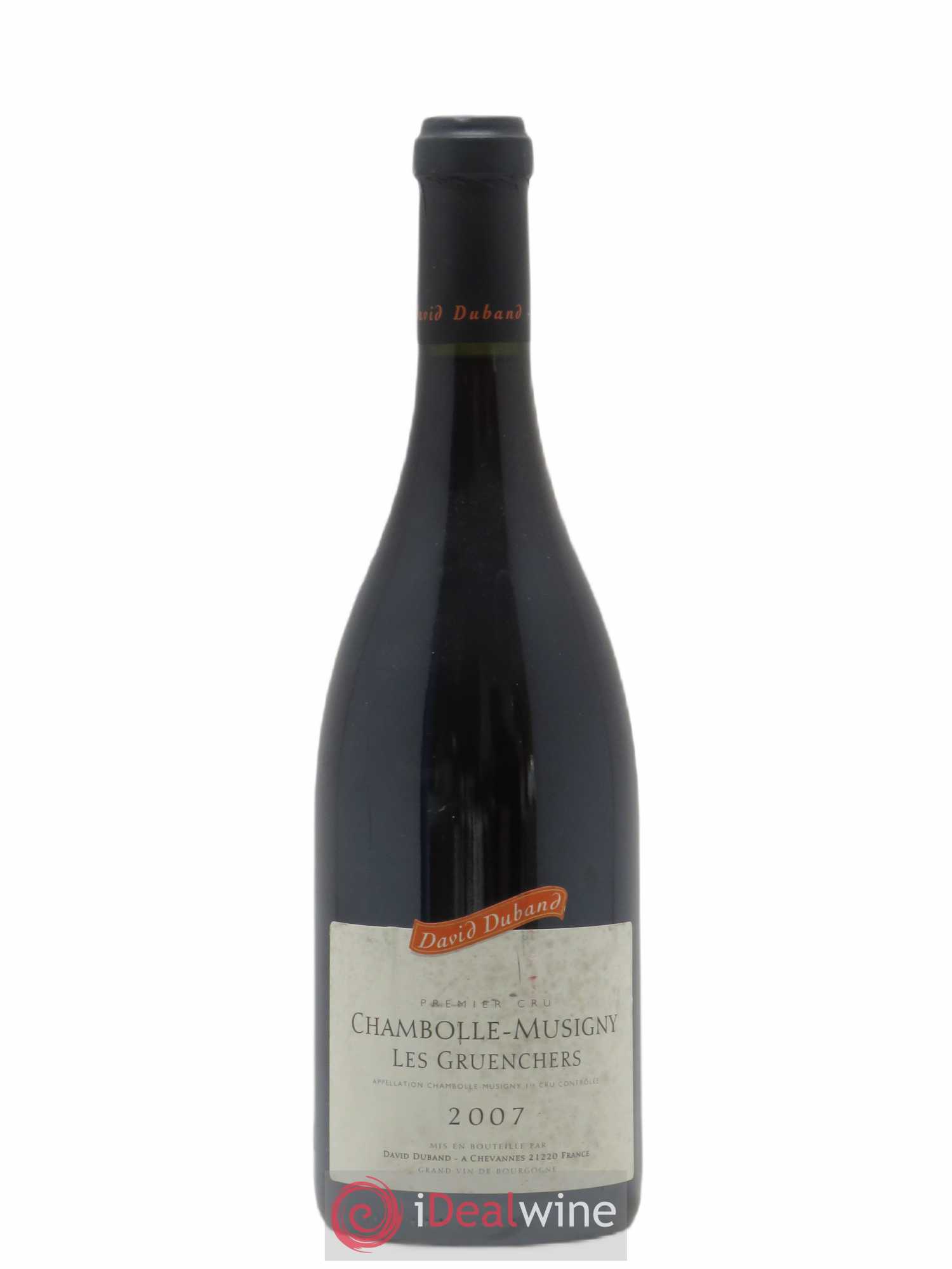 Chambolle-Musigny 1er Cru Les Gruenchers David Duband (Domaine) 2007 - Lot de 1 bouteille - 0