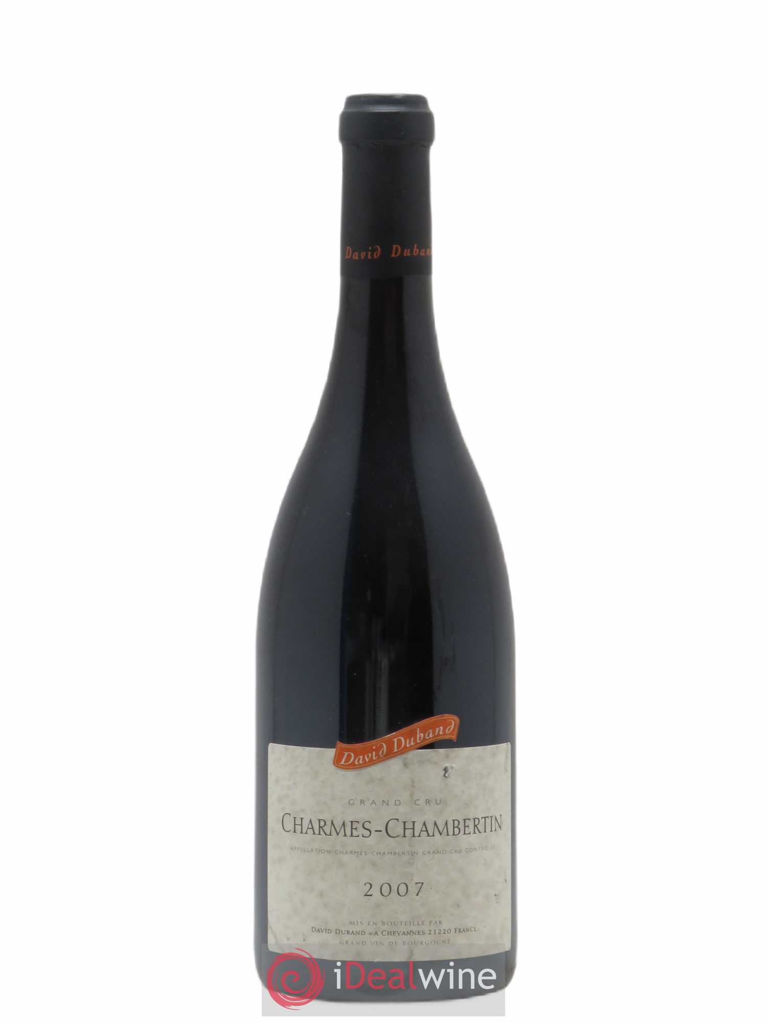 Charmes-Chambertin Grand Cru David Duband (Domaine) 2007 - Lot de 1 bouteille - 0