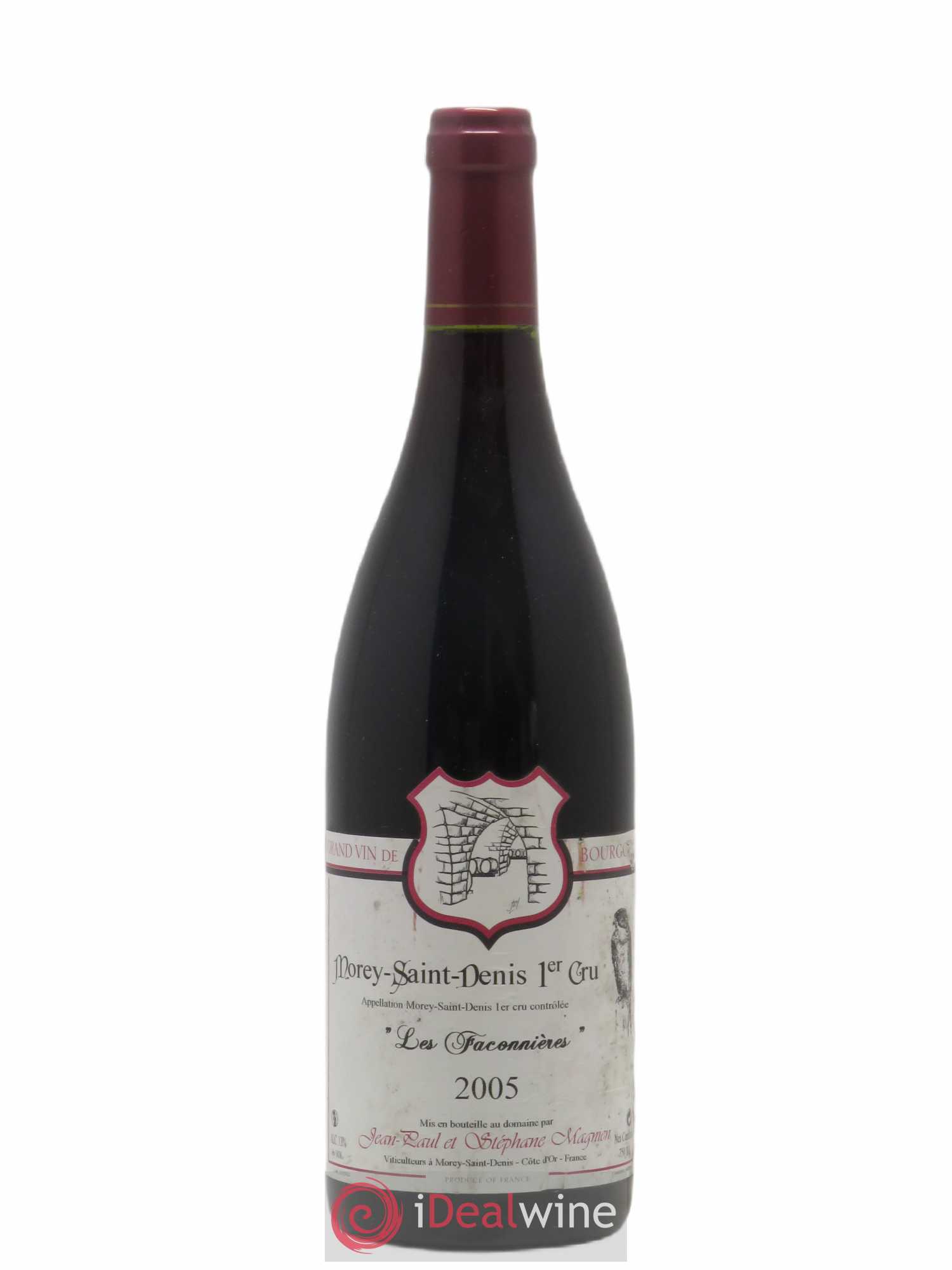 Morey-Saint-Denis 1er Cru Les Façonnieres Stephane Magnien 2005 - Posten von 1 Flasche - 0