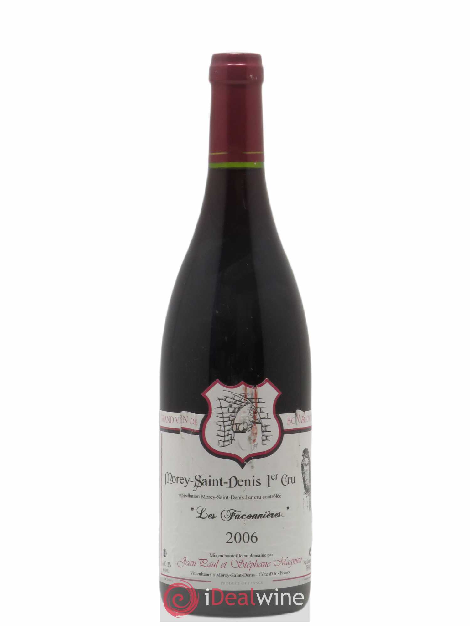 Morey-Saint-Denis 1er Cru Les Façonnieres Stephane Magnien 2006 - Posten von 1 Flasche - 0