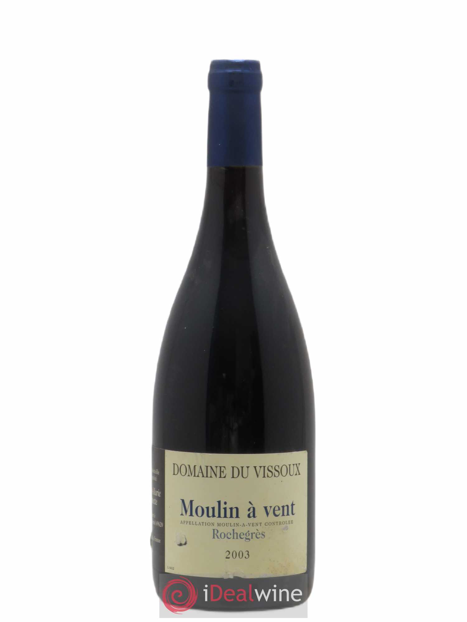 Moulin-à-Vent Rochegrès Domaine du Vissoux 2003 - Lot de 1 bouteille - 0