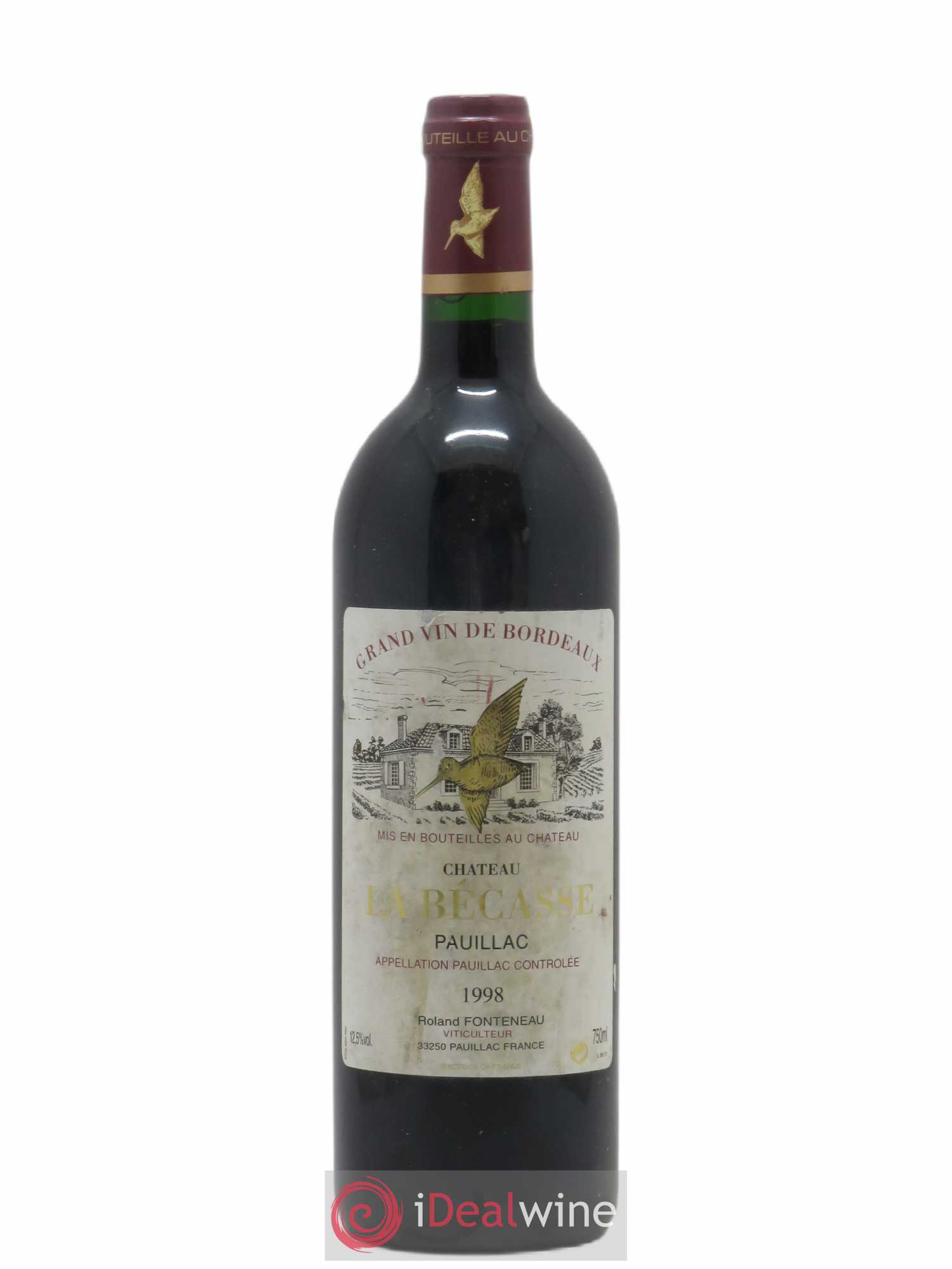 Château la Bécasse 1998 - Lot de 1 bouteille - 0