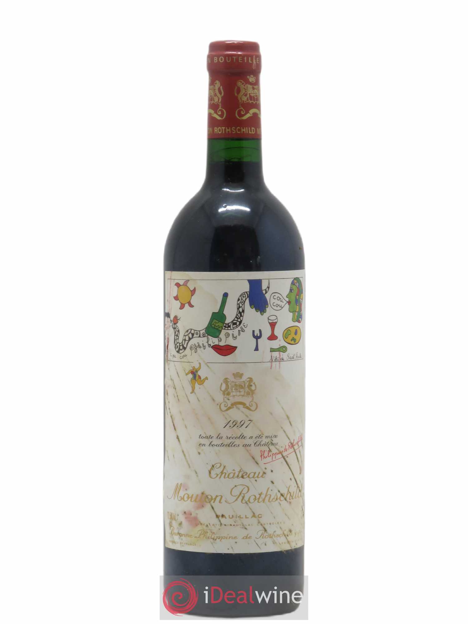 Château Mouton Rothschild 1er Grand Cru Classé 1997 - Lot de 1 bouteille - 0
