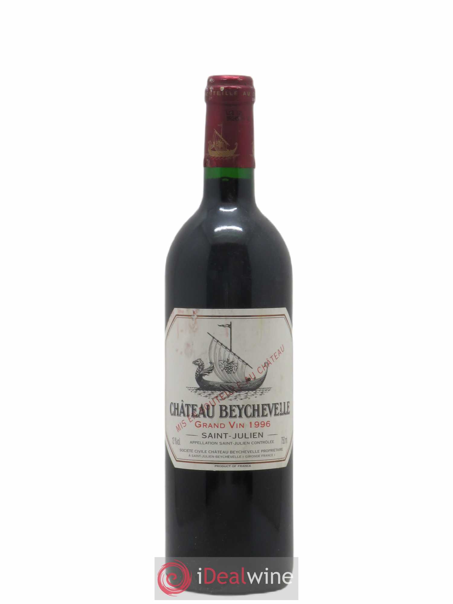 Château Beychevelle 4ème Grand Cru Classé 1996 - Lot de 1 bouteille - 0
