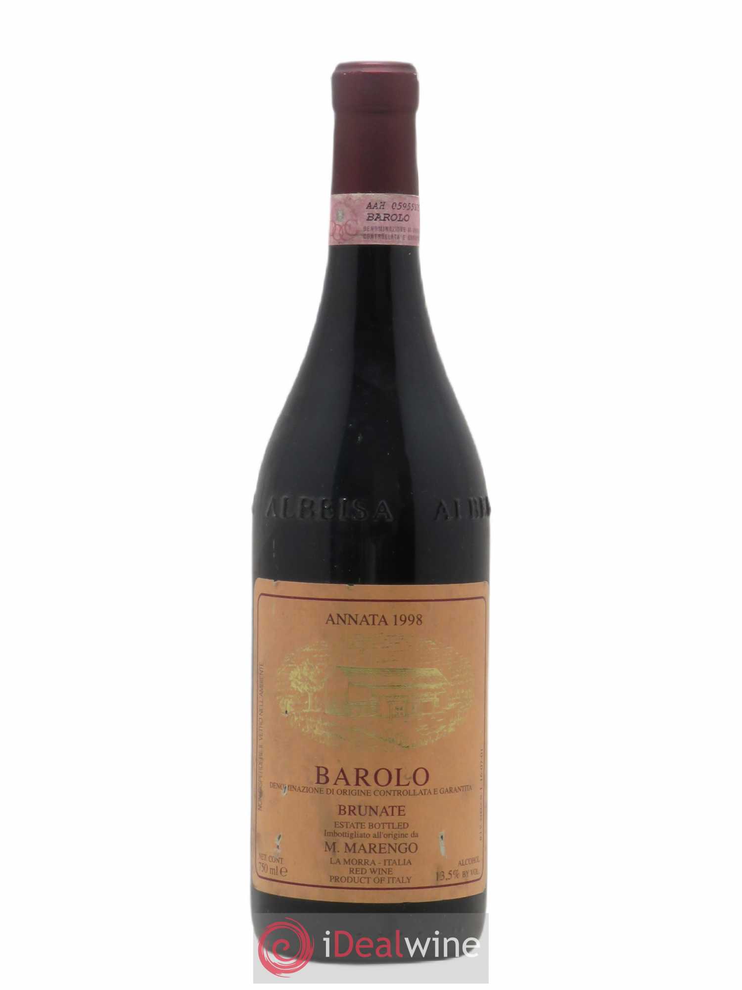 Barolo Brunate M. Marengo 1998 - Posten von 1 Flasche - 0
