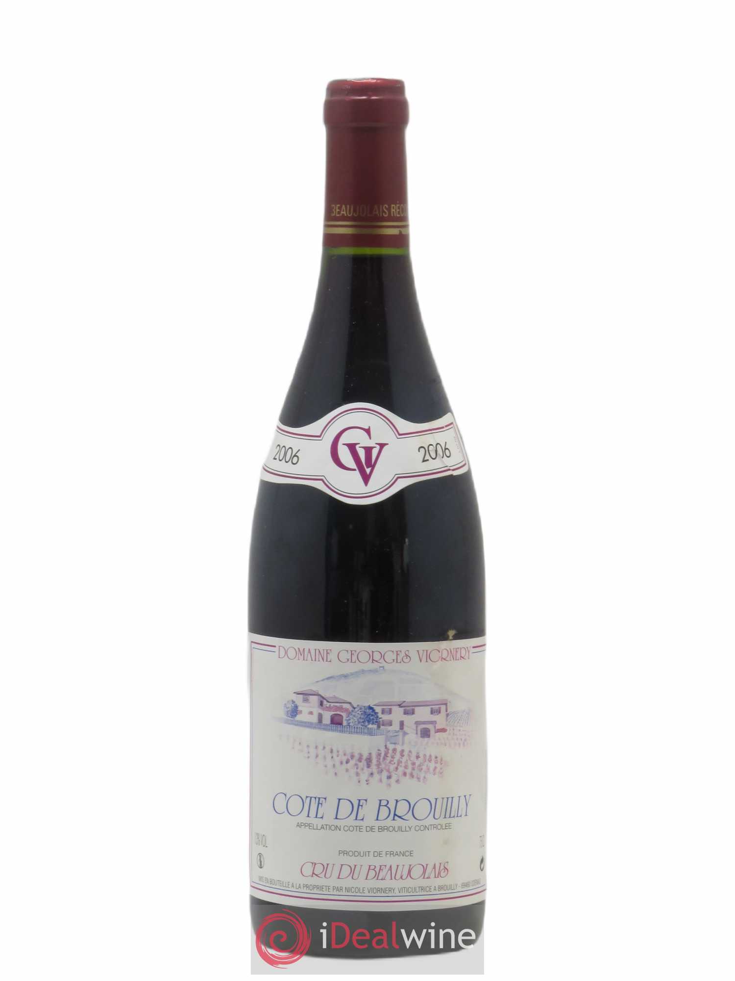 Côte de Brouilly Georges Viornery 2006 - Posten von 1 Flasche - 0