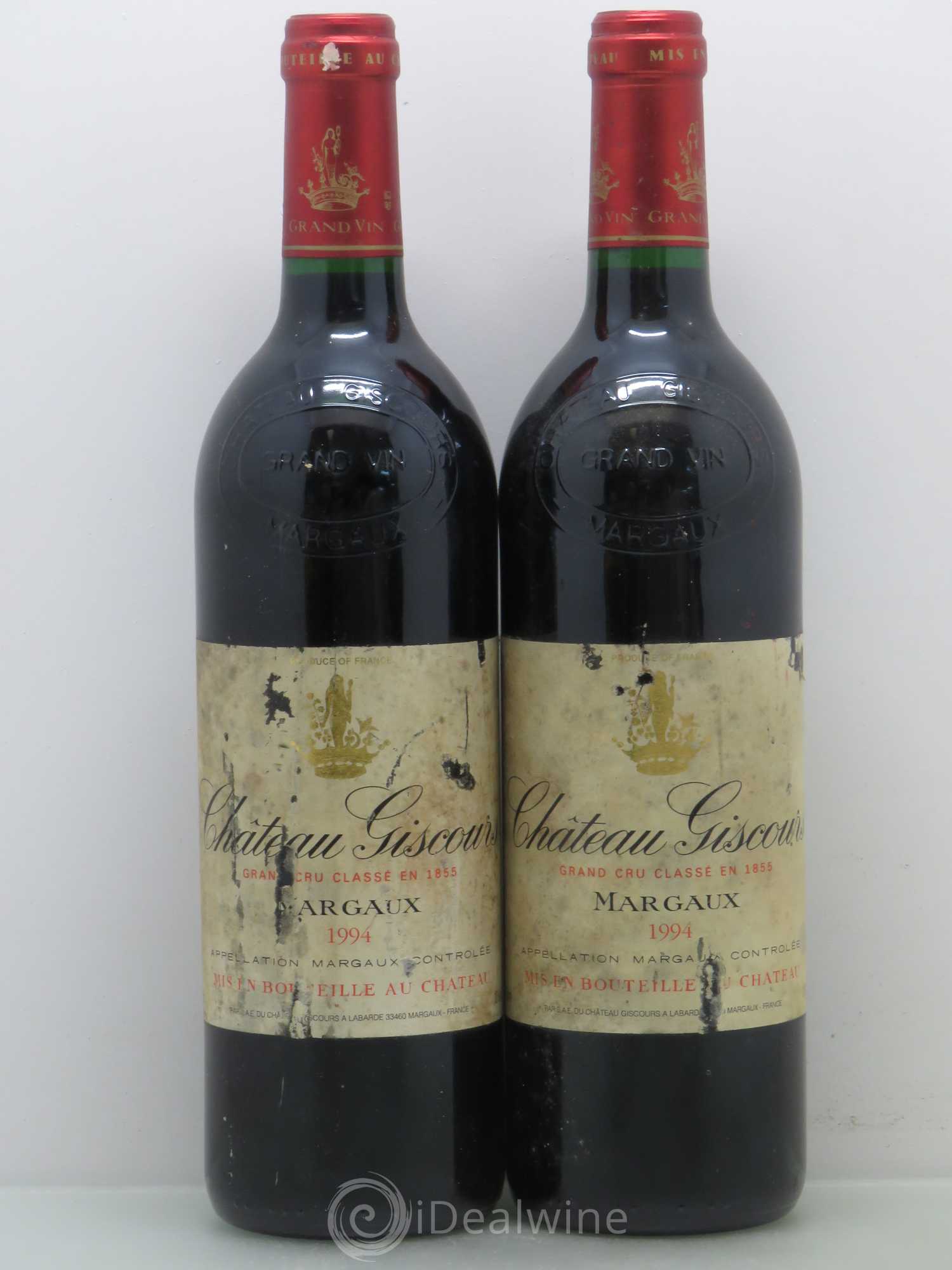 Château Giscours 3ème Grand Cru Classé 1994 - Lot de 2 bouteilles - 0