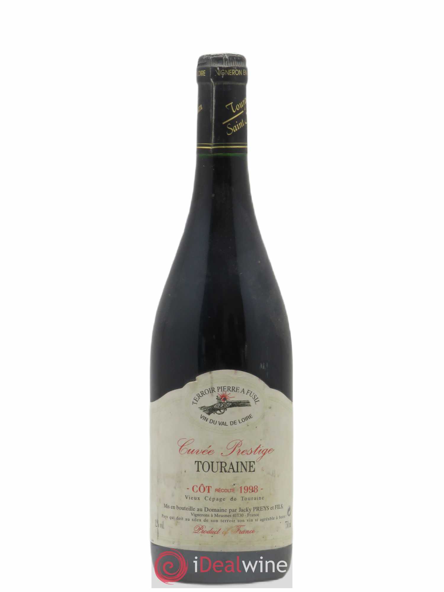 Touraine Côt Cuvée Prestige Jacky Preiss 1998 - Posten von 1 Flasche - 0