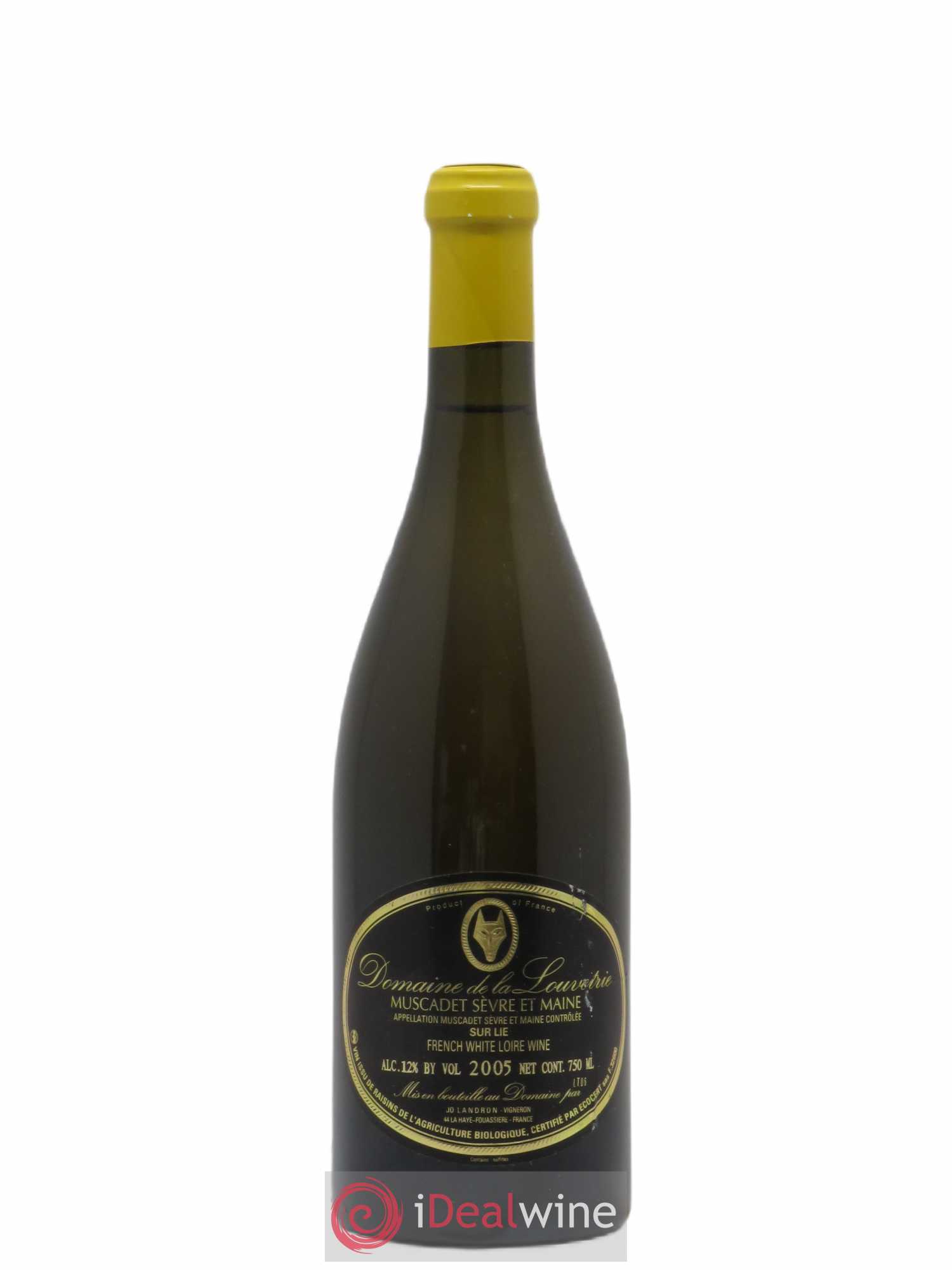 Muscadet-Sèvre-et-Maine La Louvetrie Jo Landron 2005 - Lot de 1 bouteille - 0
