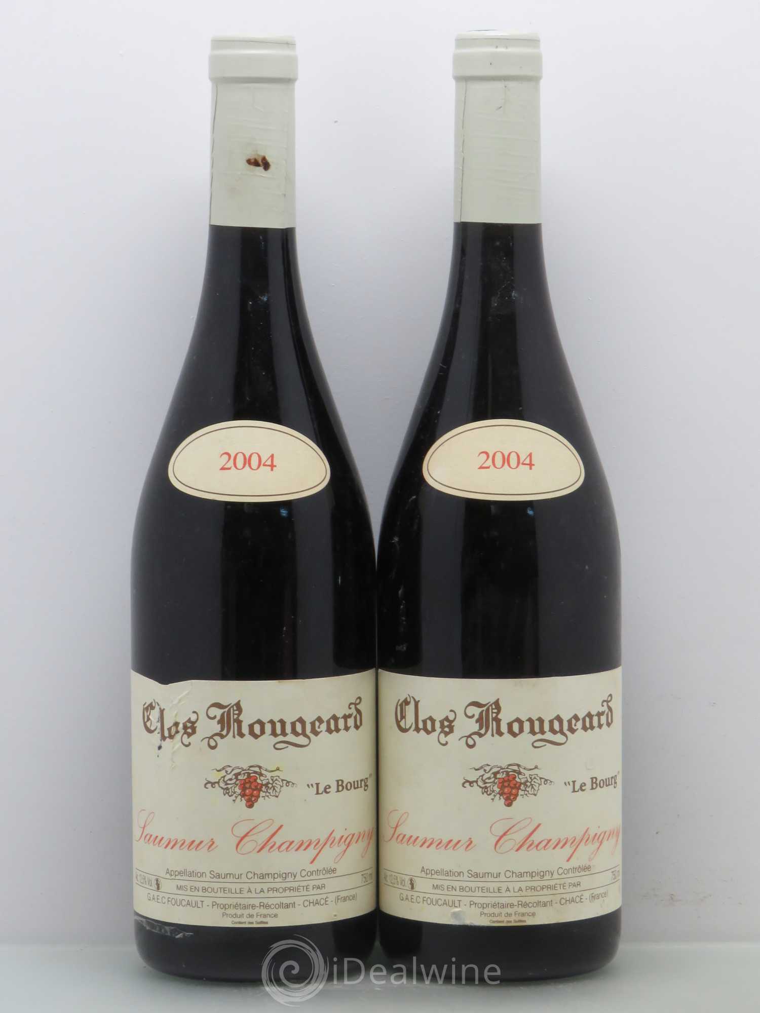 Saumur-Champigny Le Bourg Clos Rougeard 2004 - Lot de 2 bouteilles - 0