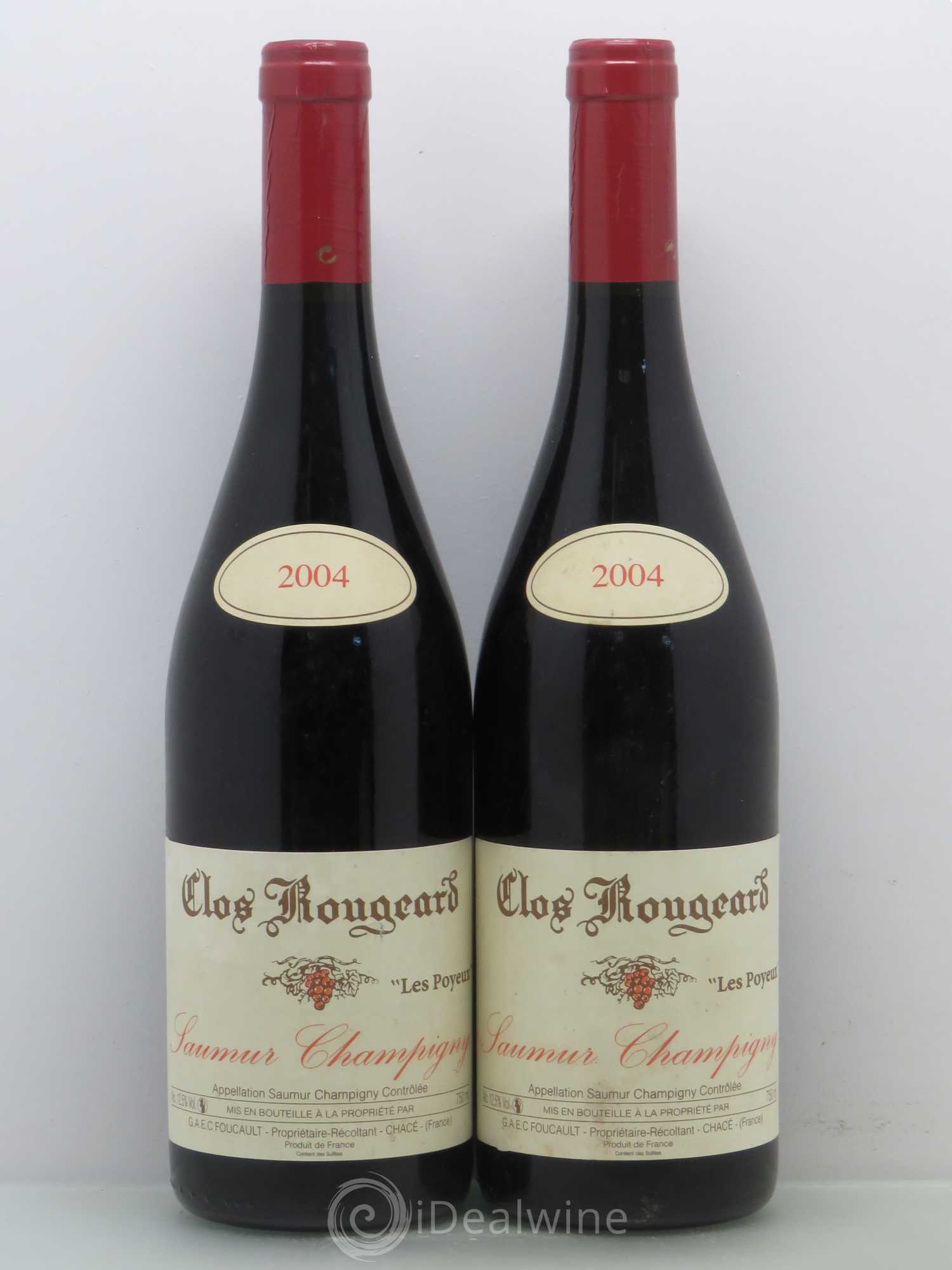 Saumur-Champigny Les Poyeux Clos Rougeard 2004 - Lot de 2 bouteilles - 0