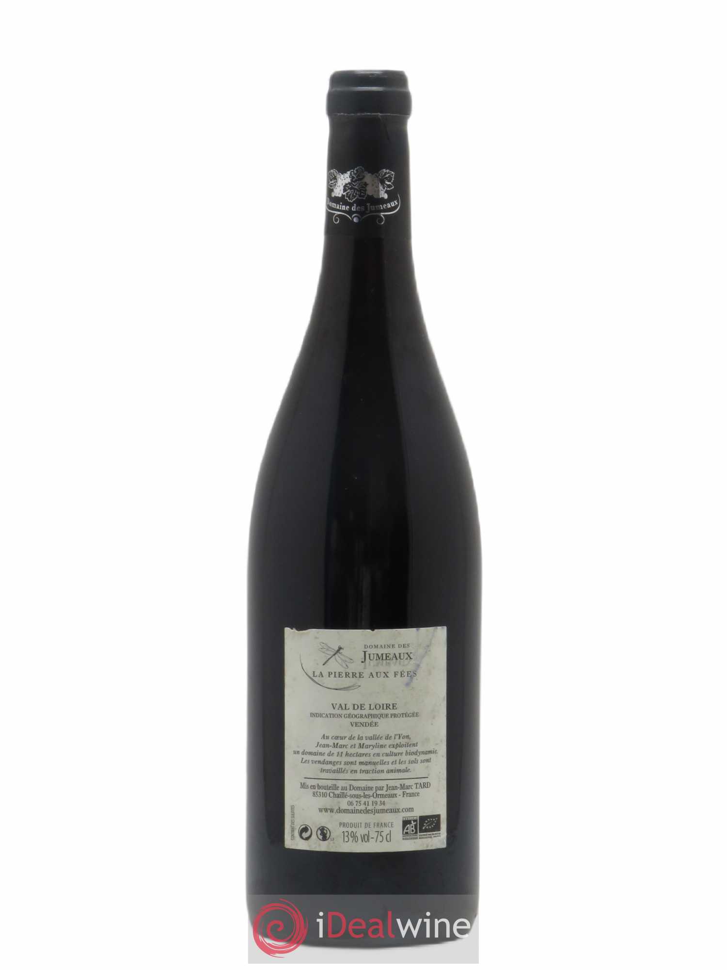 Val de Loire La Pierre Aux Fees Domaine Des Jumeaux Pinot Noir 2015 - Posten von 1 Flasche - 1