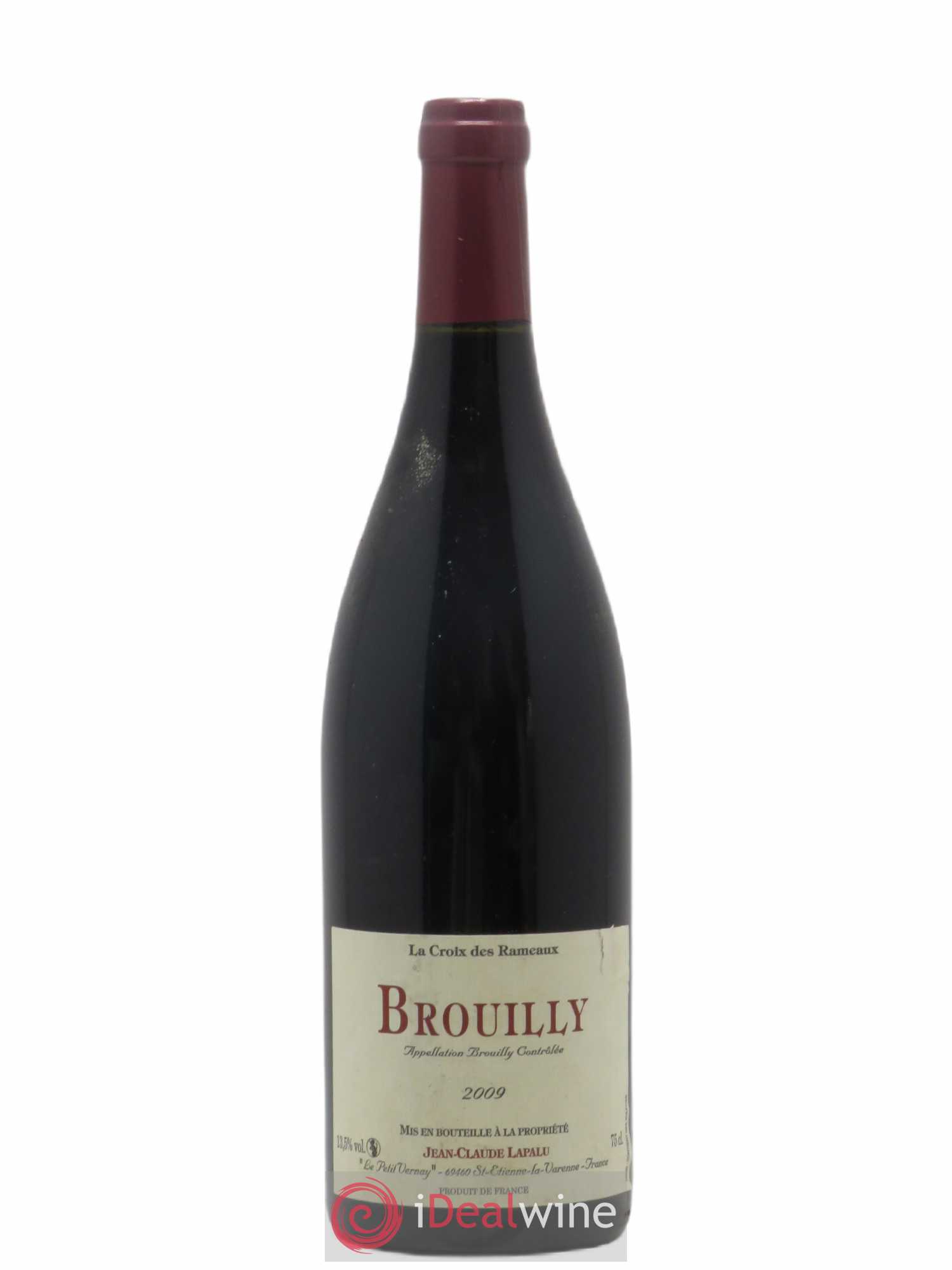 Brouilly La Croix des Rameaux Jean-Claude Lapalu 2009 - Lot de 1 bouteille - 0
