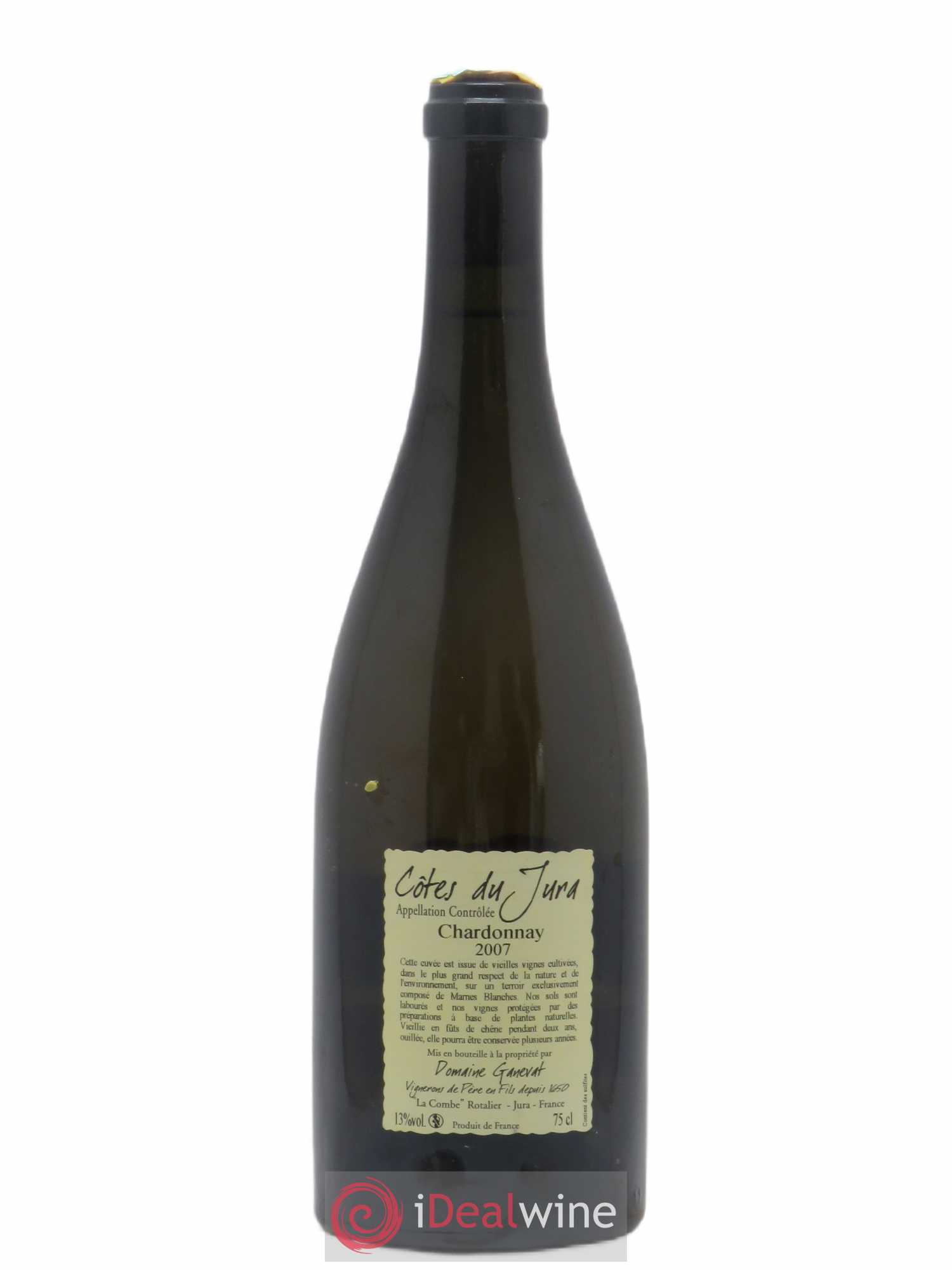 Côtes du Jura Les Grands Teppes Vieilles Vignes Jean-François Ganevat (Domaine) 2007 - Lot de 1 bouteille - 1