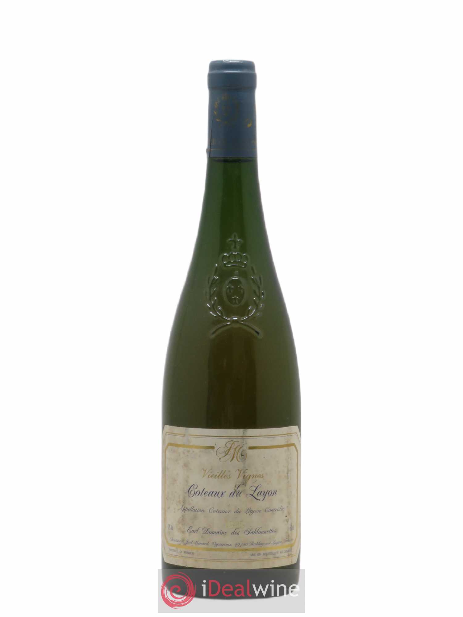 Coteaux du Layon Vieilles Vignes Domaine Des Sablonnettes Joel Menard 1995 - Posten von 1 Flasche - 0