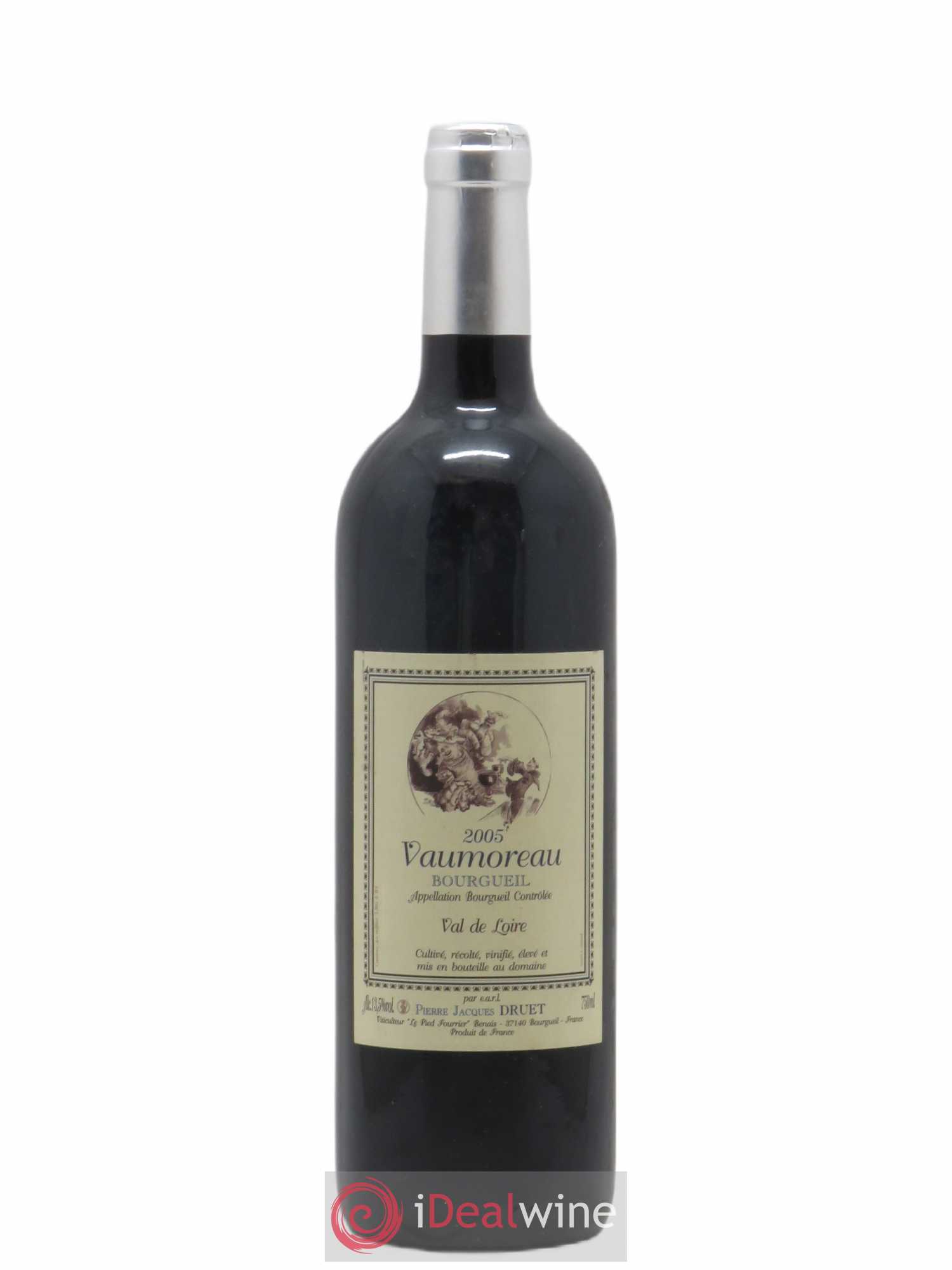 Bourgueil Vaumoreau Pierre Jacques Druet 2005 - Lot de 1 bouteille - 0