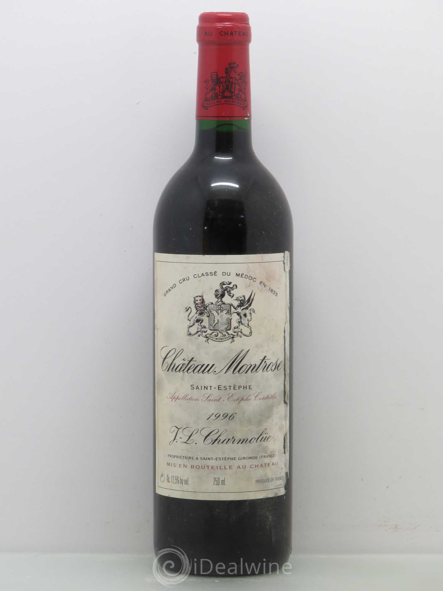 Château Montrose 2ème Grand Cru Classé 1996 - Lot de 1 bouteille - 0