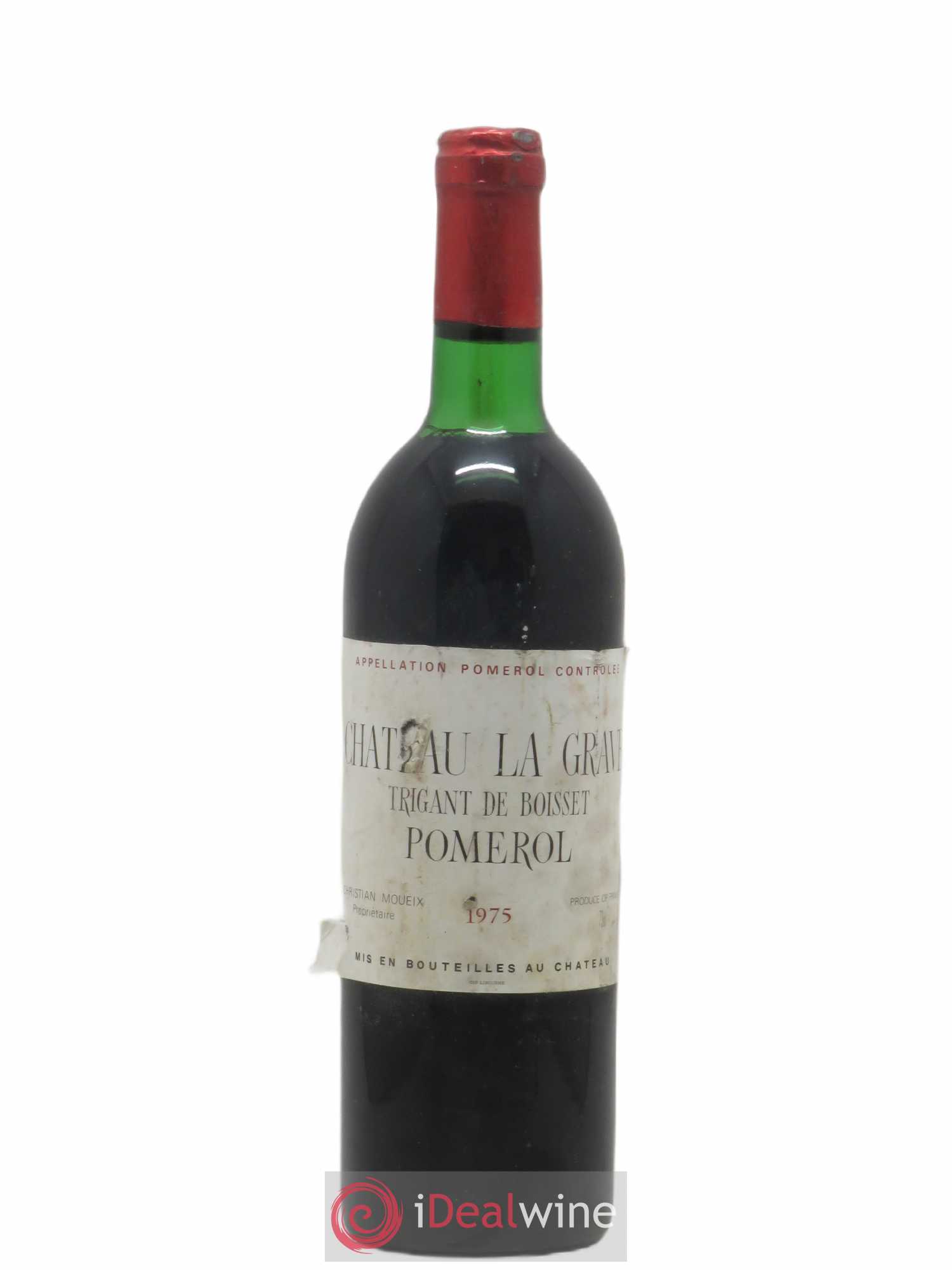 Château La Grave à Pomerol (Trigant de Boisset) 1975 - Lot de 1 bouteille - 0