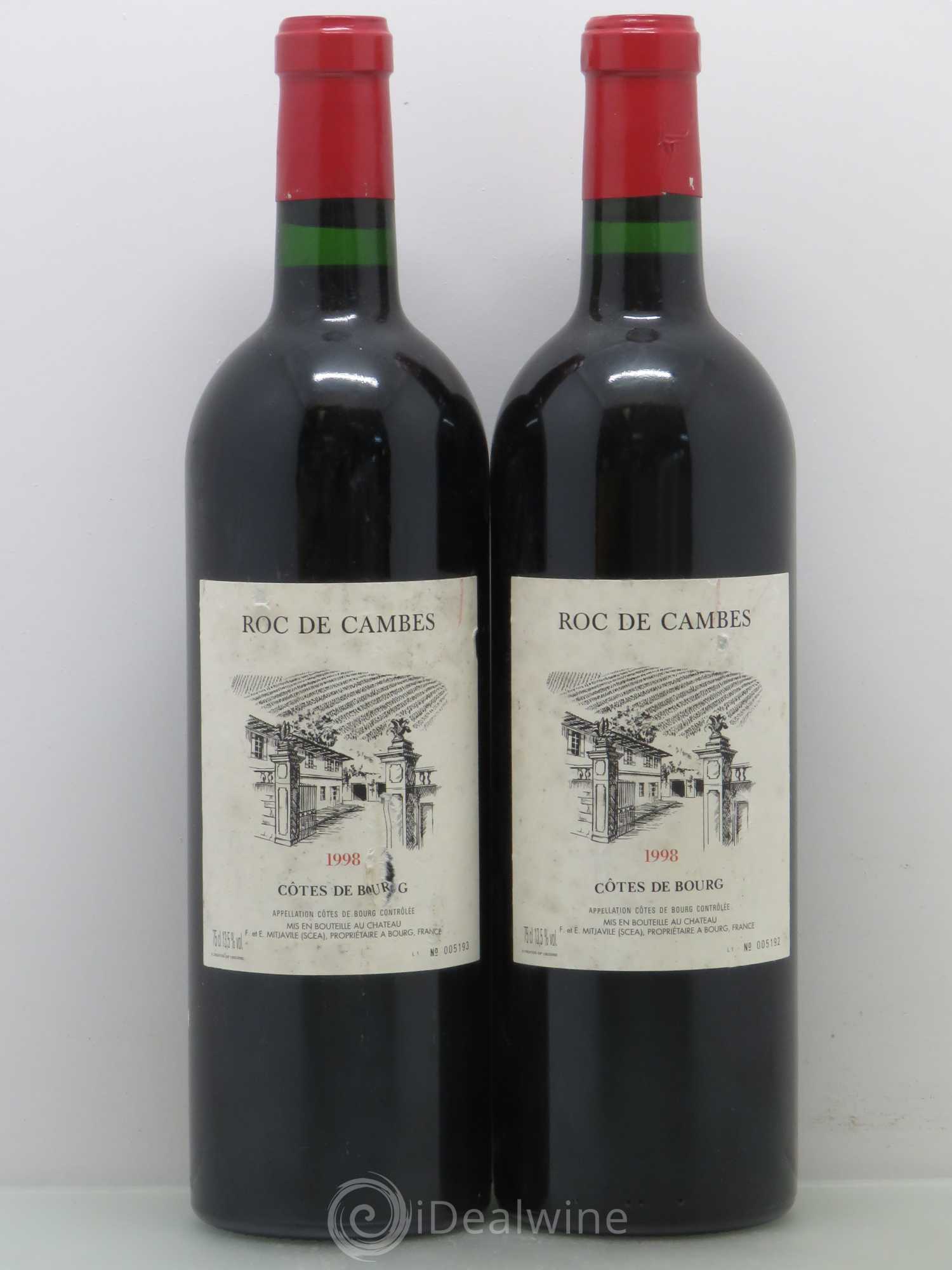 Roc de Cambes 1998 - Lotto di 2 bottiglie - 0