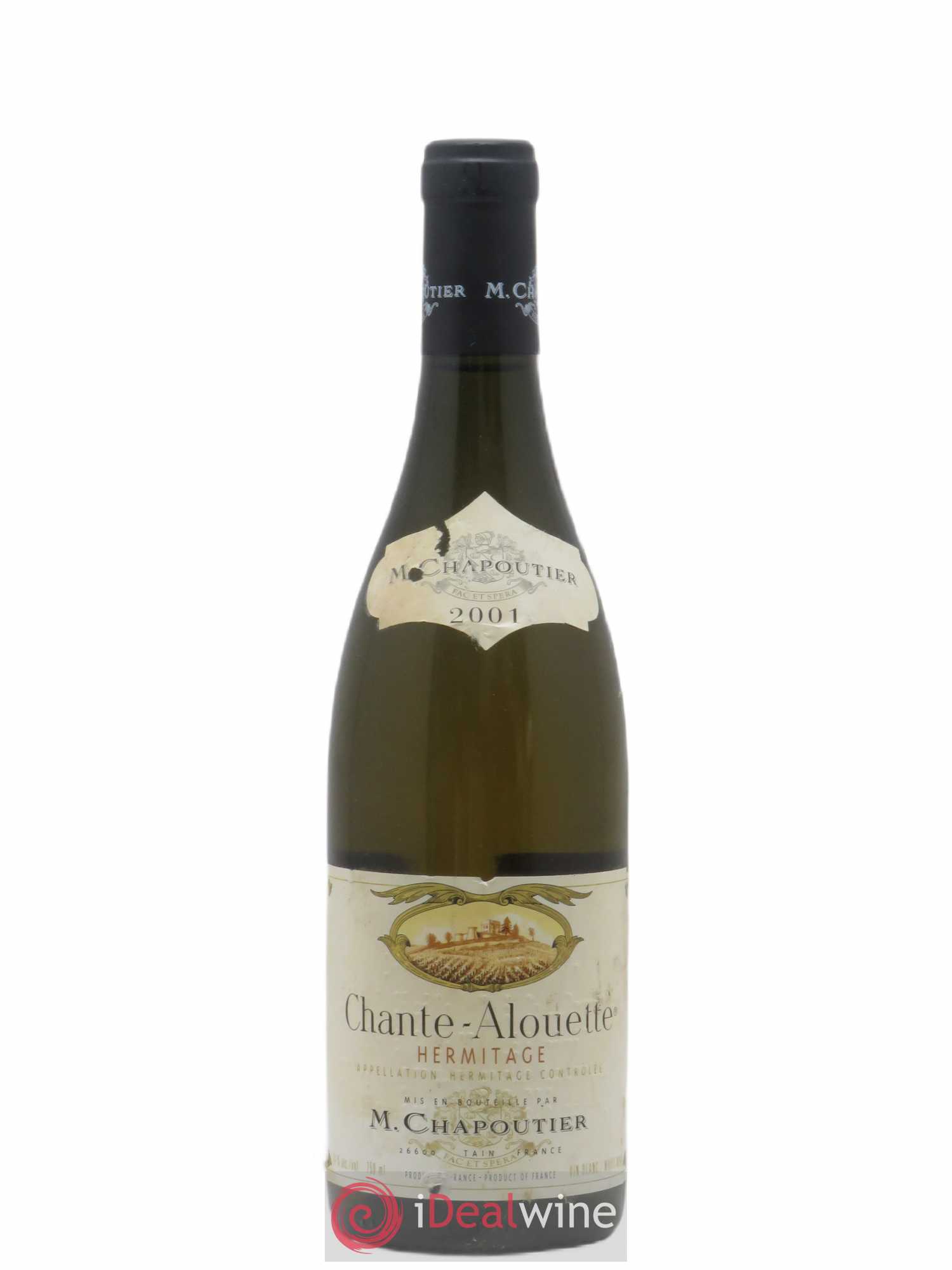 Hermitage Chante Alouette Chapoutier 2001 - Lot de 1 bouteille - 0