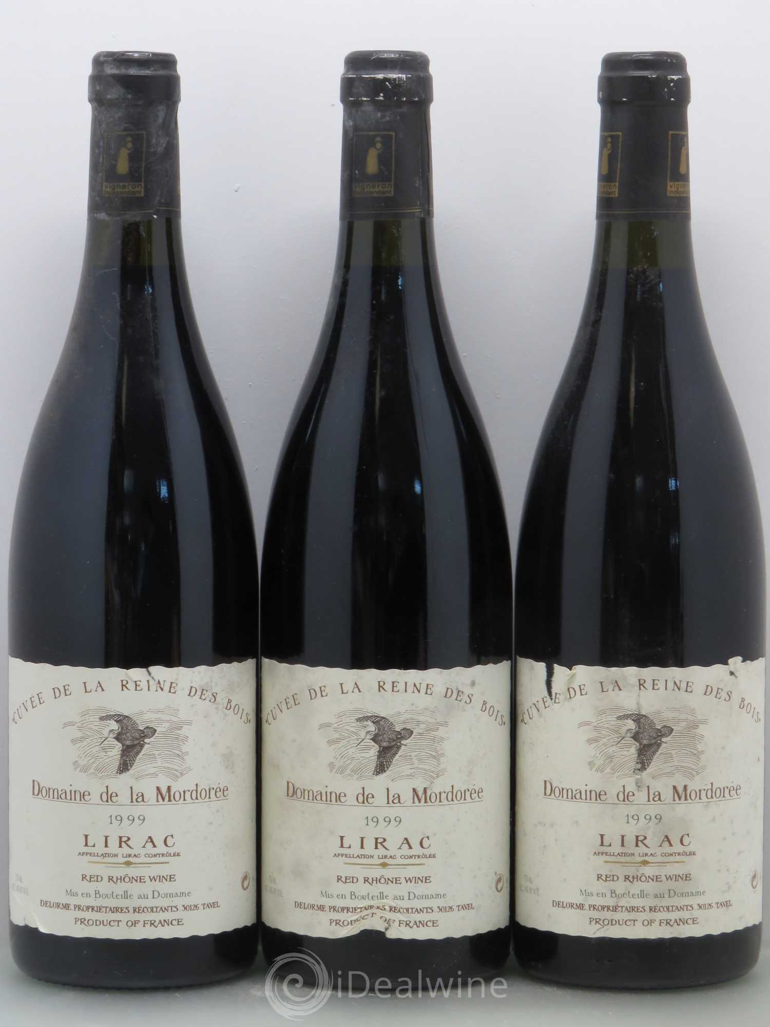 Lirac Cuvée Reine des Bois La Mordorée (Domaine de) 1999 - Lot de 6 bouteilles - 2