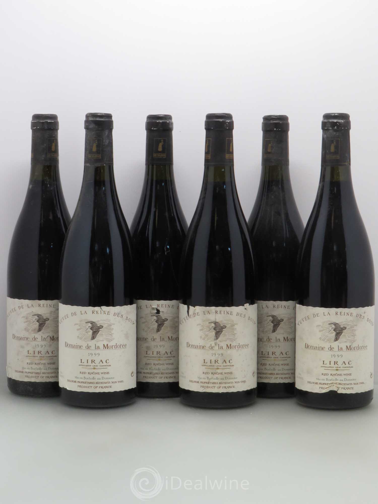 Lirac Cuvée Reine des Bois La Mordorée (Domaine de) 1999 - Lot de 6 bouteilles - 0