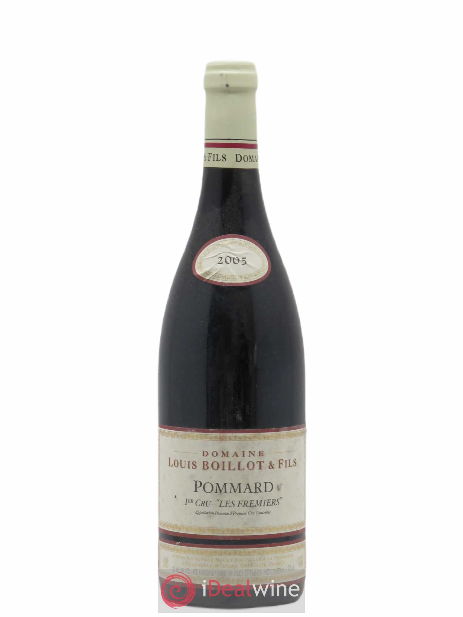Pommard 1er Cru Les Fremiers Louis Boillot et Fils 2005 - Posten von 1 Flasche - 0