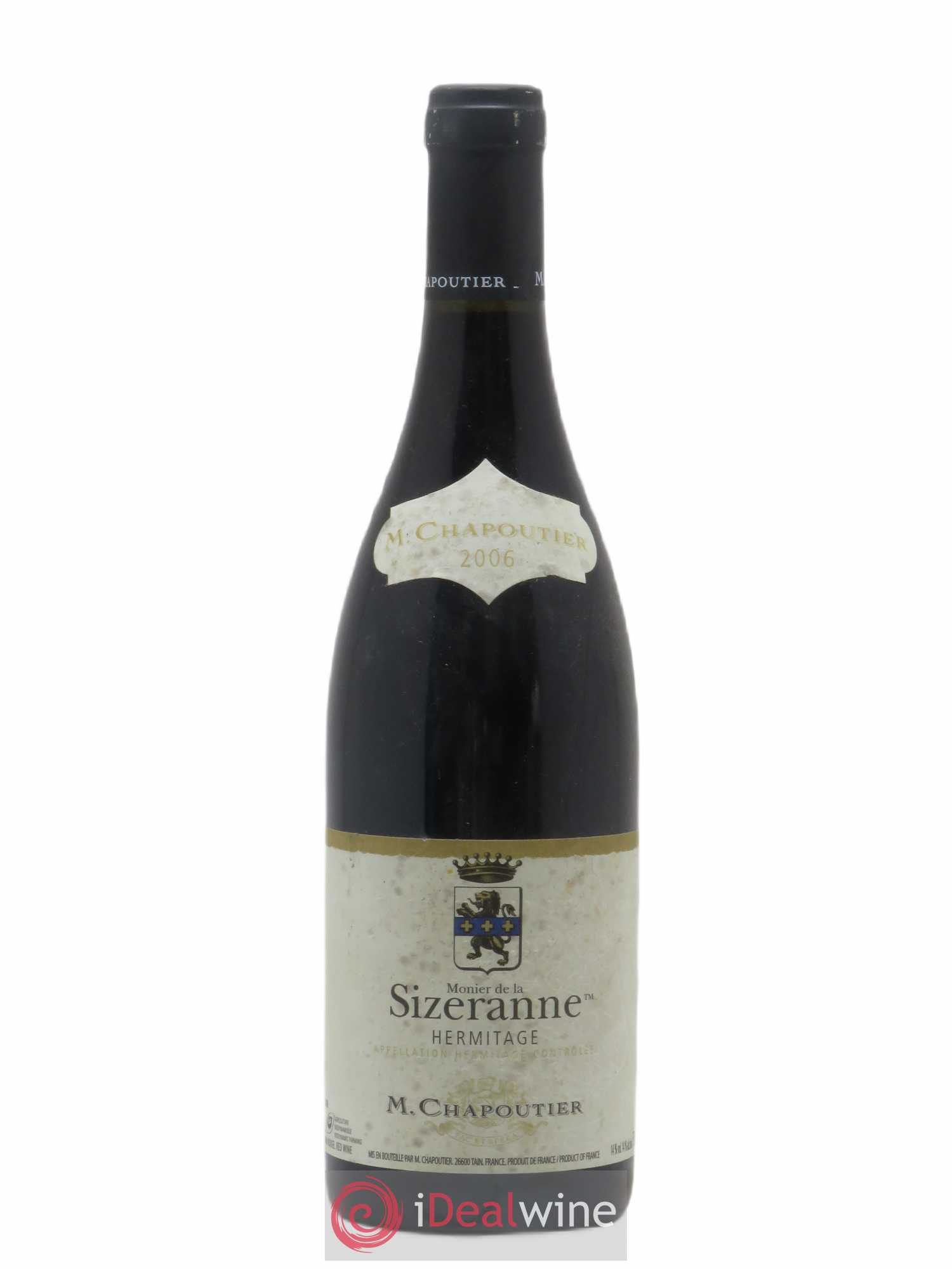 Hermitage Monier de La Sizeranne Chapoutier 2006 - Lot de 1 bouteille - 0