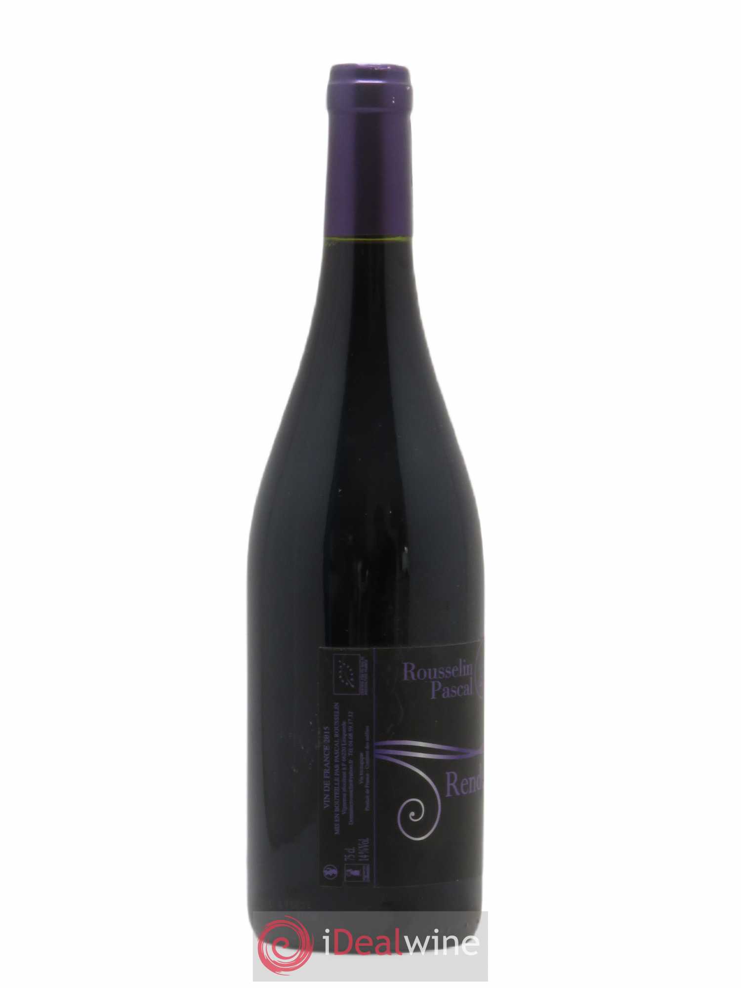 Vin de France Rendez-vous Syrah Pascal Rousselin 2015 - Lot of 1 bottle - 1