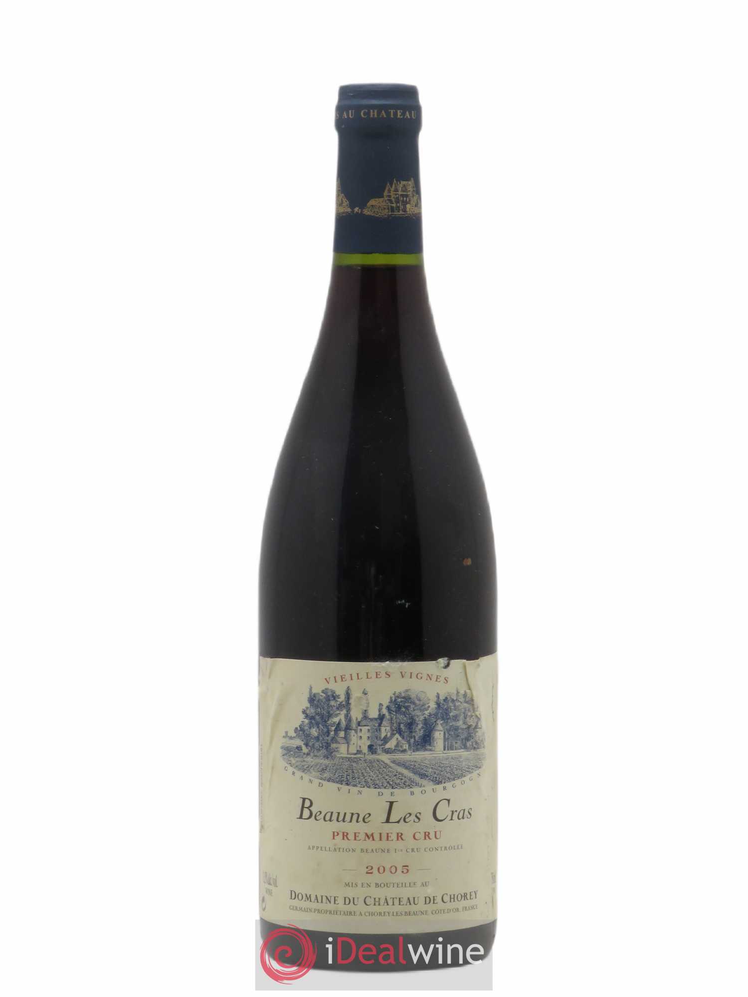 Beaune 1er Cru Les Cras Château de Chorey Vieilles Vignes 2005 - Posten von 1 Flasche - 0