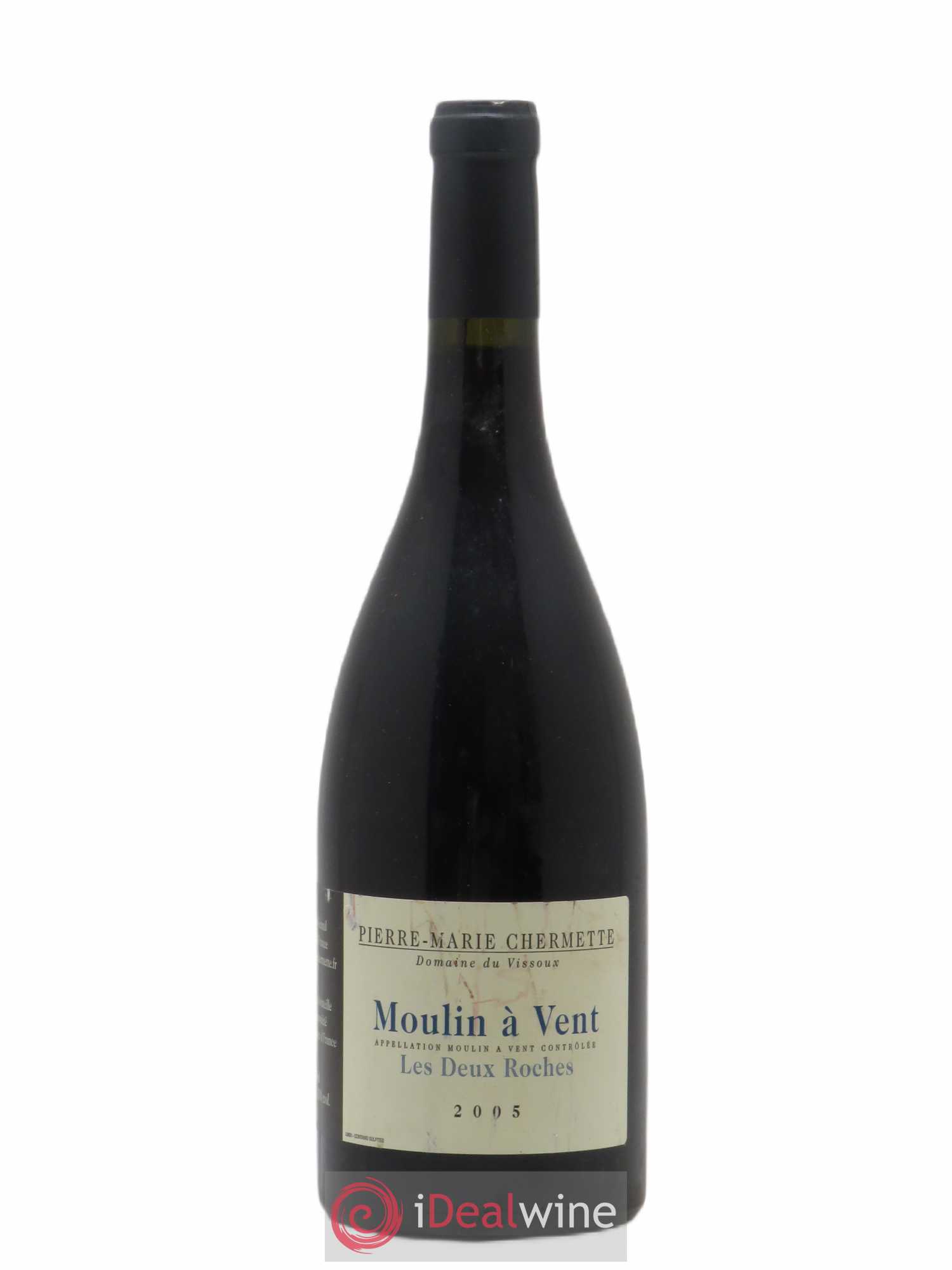 Moulin-à-Vent Les Deux Roches Domaine du Vissoux - P-M. Chermette 2005 - Lot de 1 bouteille - 0