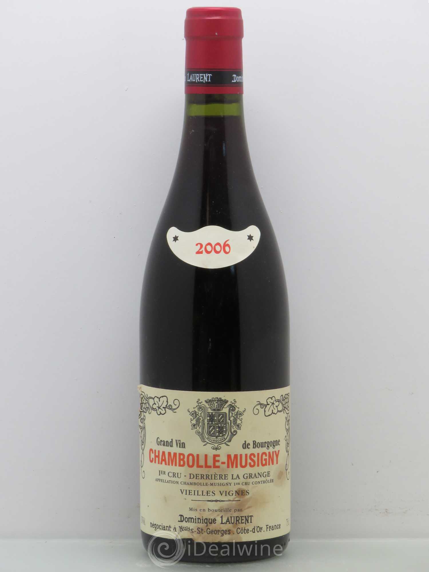 Chambolle-Musigny 1er Cru Derrière la grange Vieilles Vignes Dominique Laurent 2006 - Posten von 1 Flasche - 0