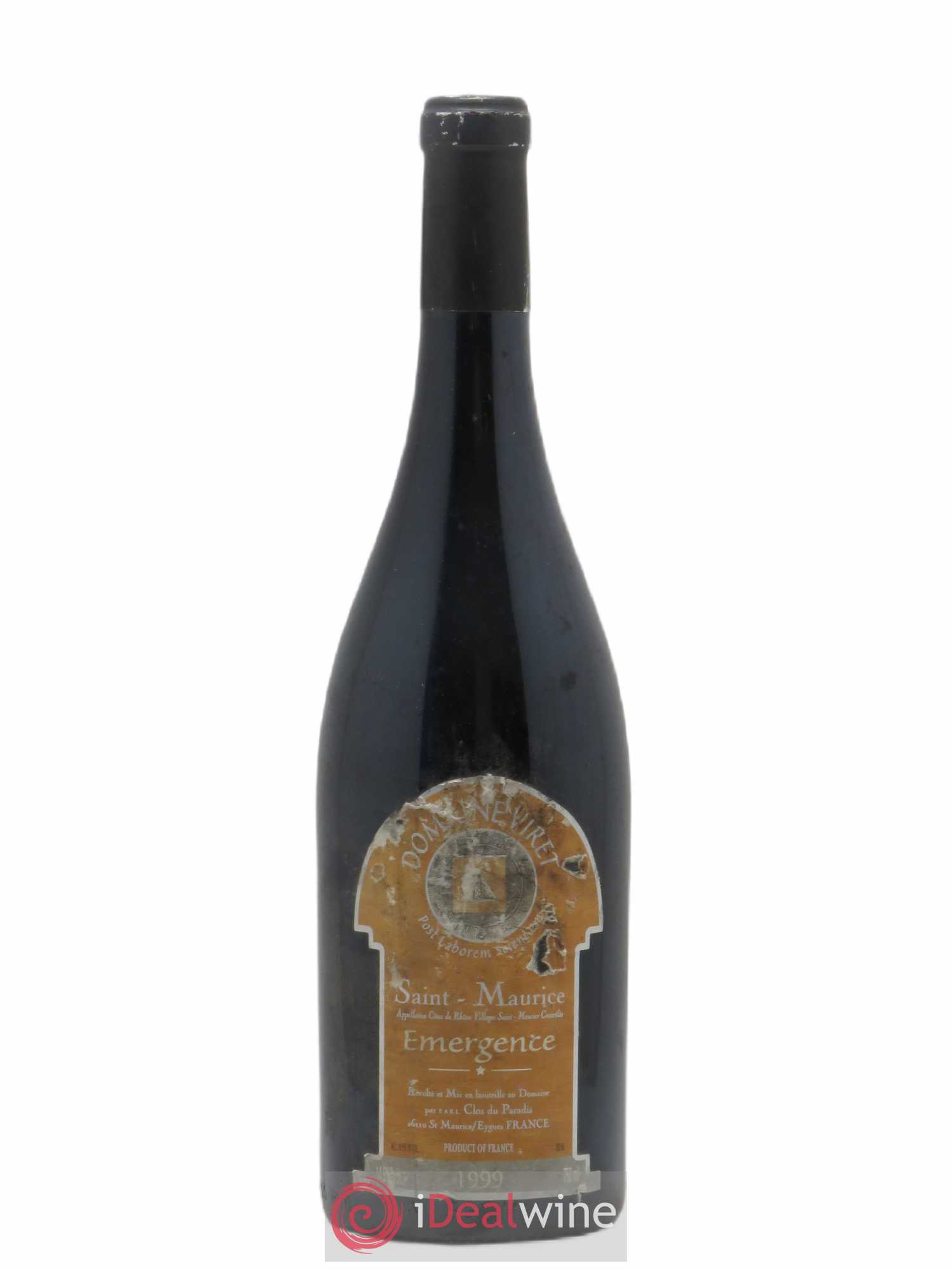 Côtes-du-Rhône Saint Maurice Emergence Viret 1999 - Posten von 1 Flasche - 0