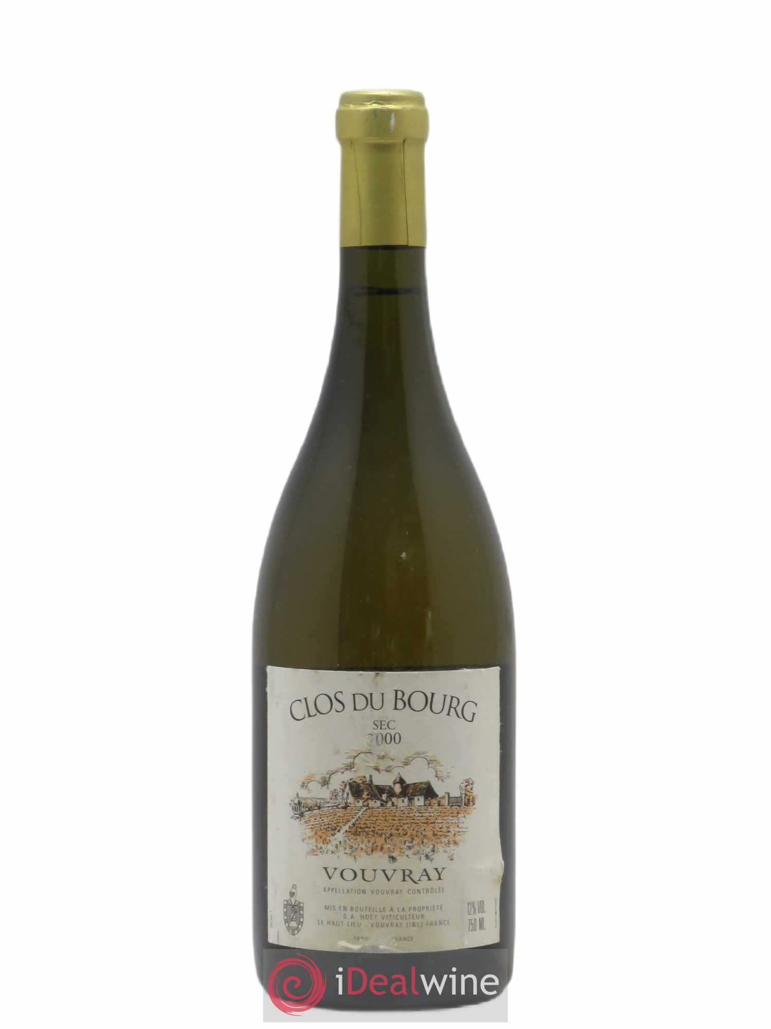 Vouvray Clos du Bourg Sec Domaine Huet 2000 - Lot de 1 bouteille - 0