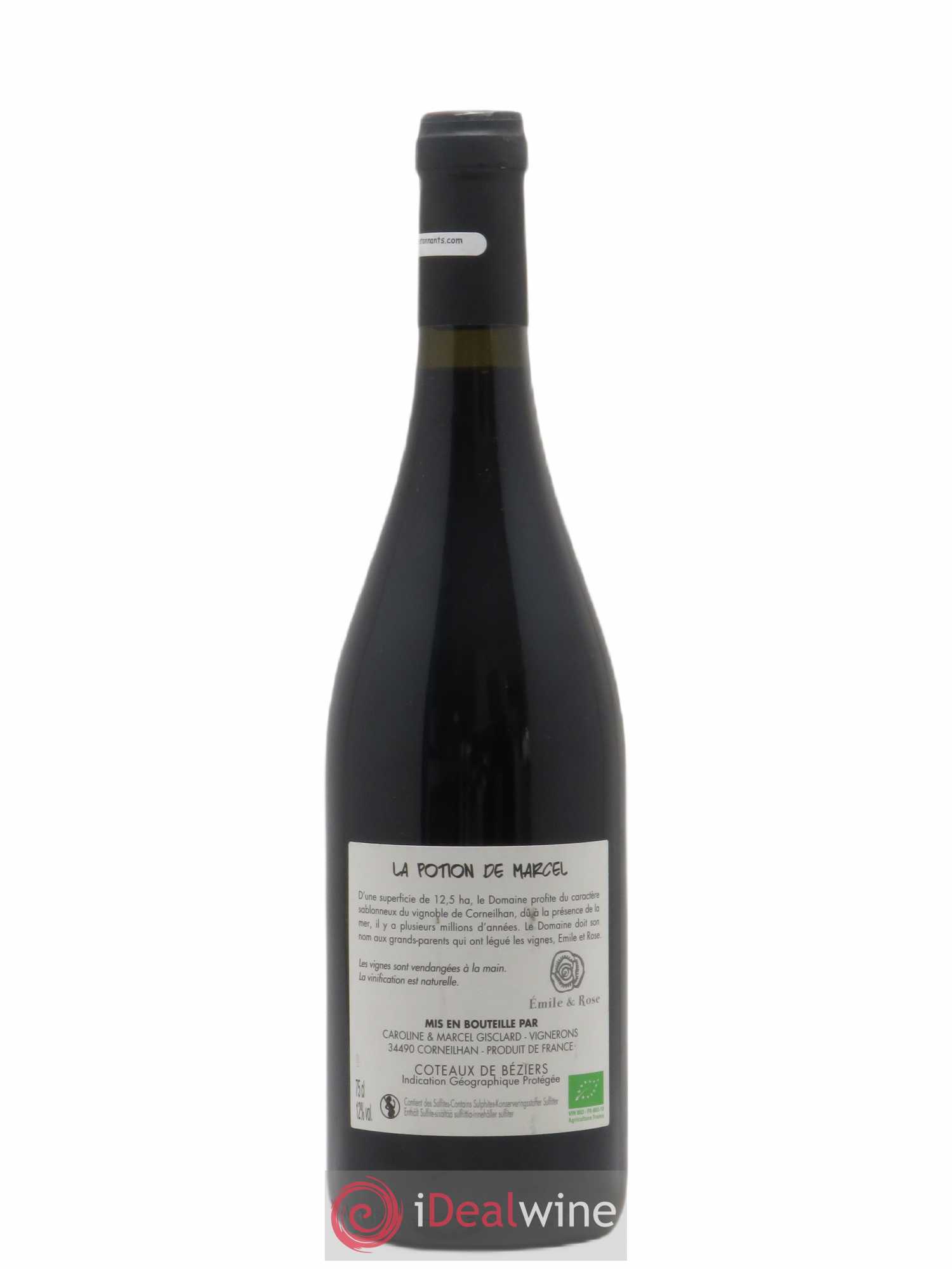 Languedoc Coteaux de Beziers La Potion de Marcel Emile et Rose 2015 - Posten von 1 Flasche - 1