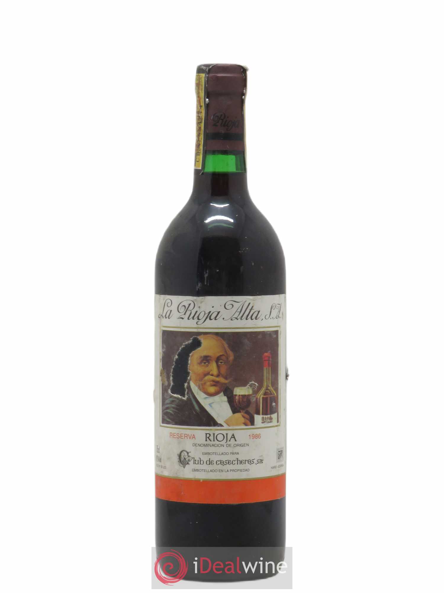 Rioja DOCA Reserva Club Des Cosecheros La Alta 1986 - Posten von 1 Flasche - 0